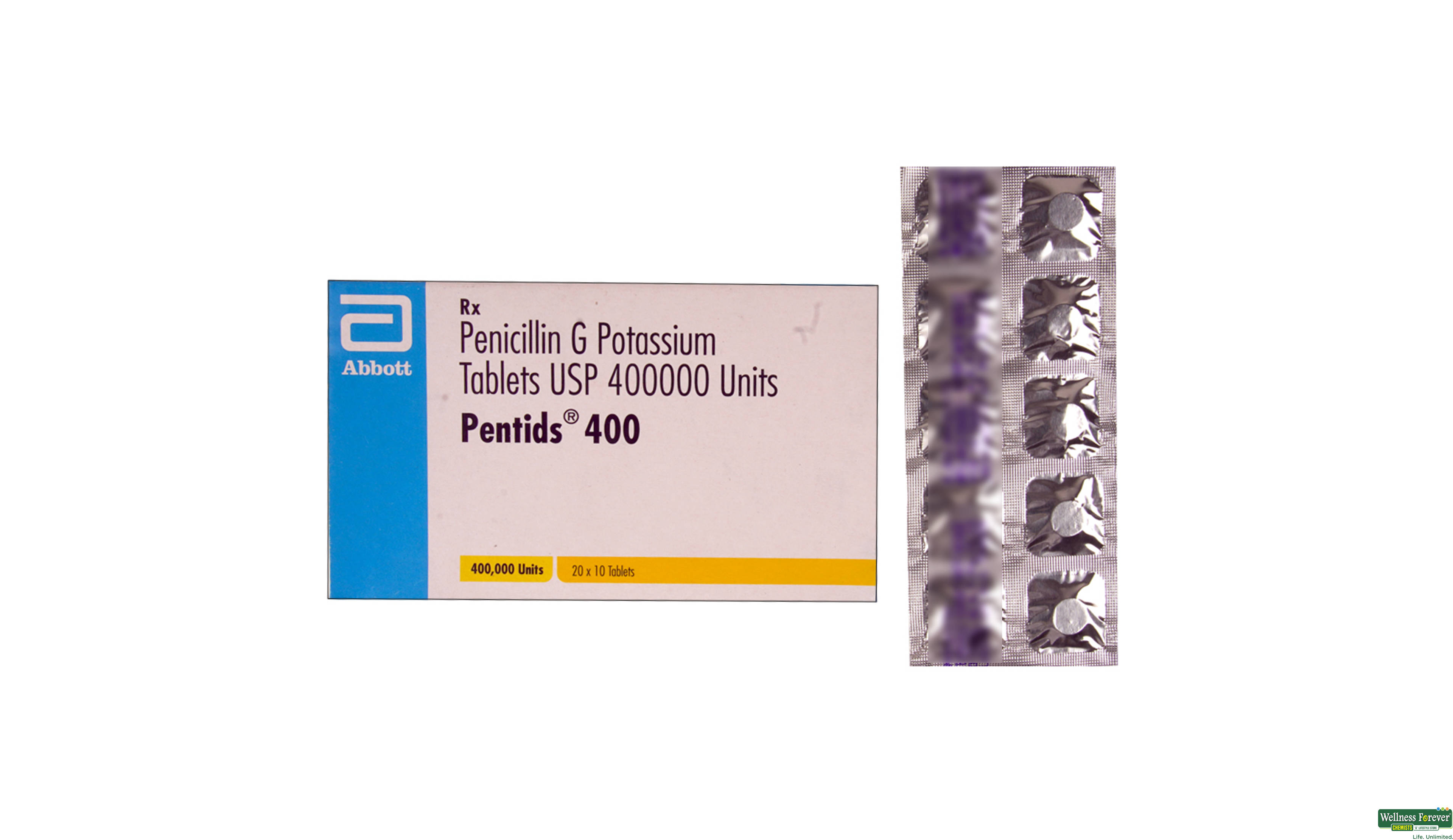 PENTIDS 400MG 10TAB- 1, 10TAB, 