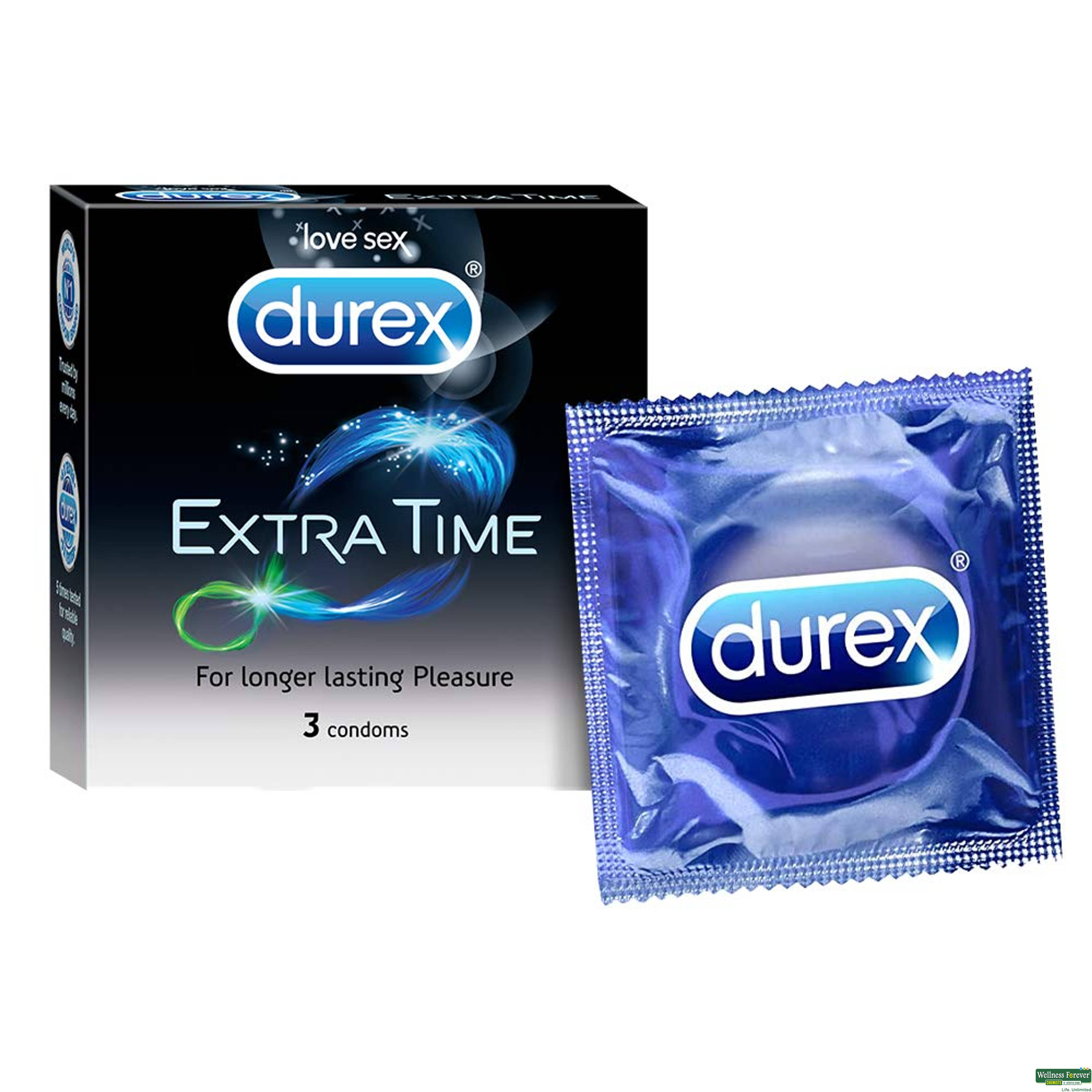 DUREX CONDOM EXTRA TIME 3PC-image