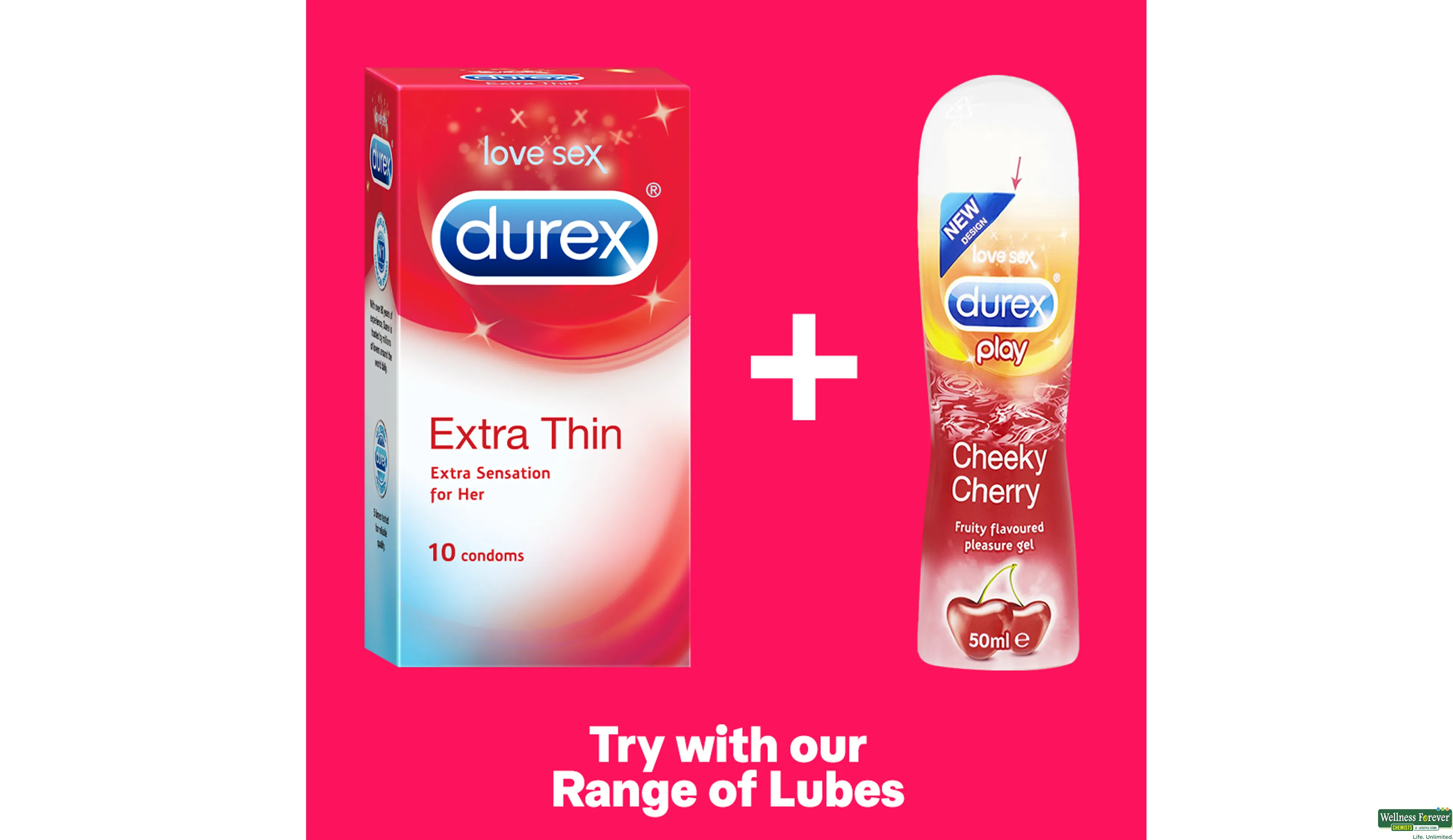 DUREX CONDOM EXTRA THIN 3PC- 5, 3PC, 