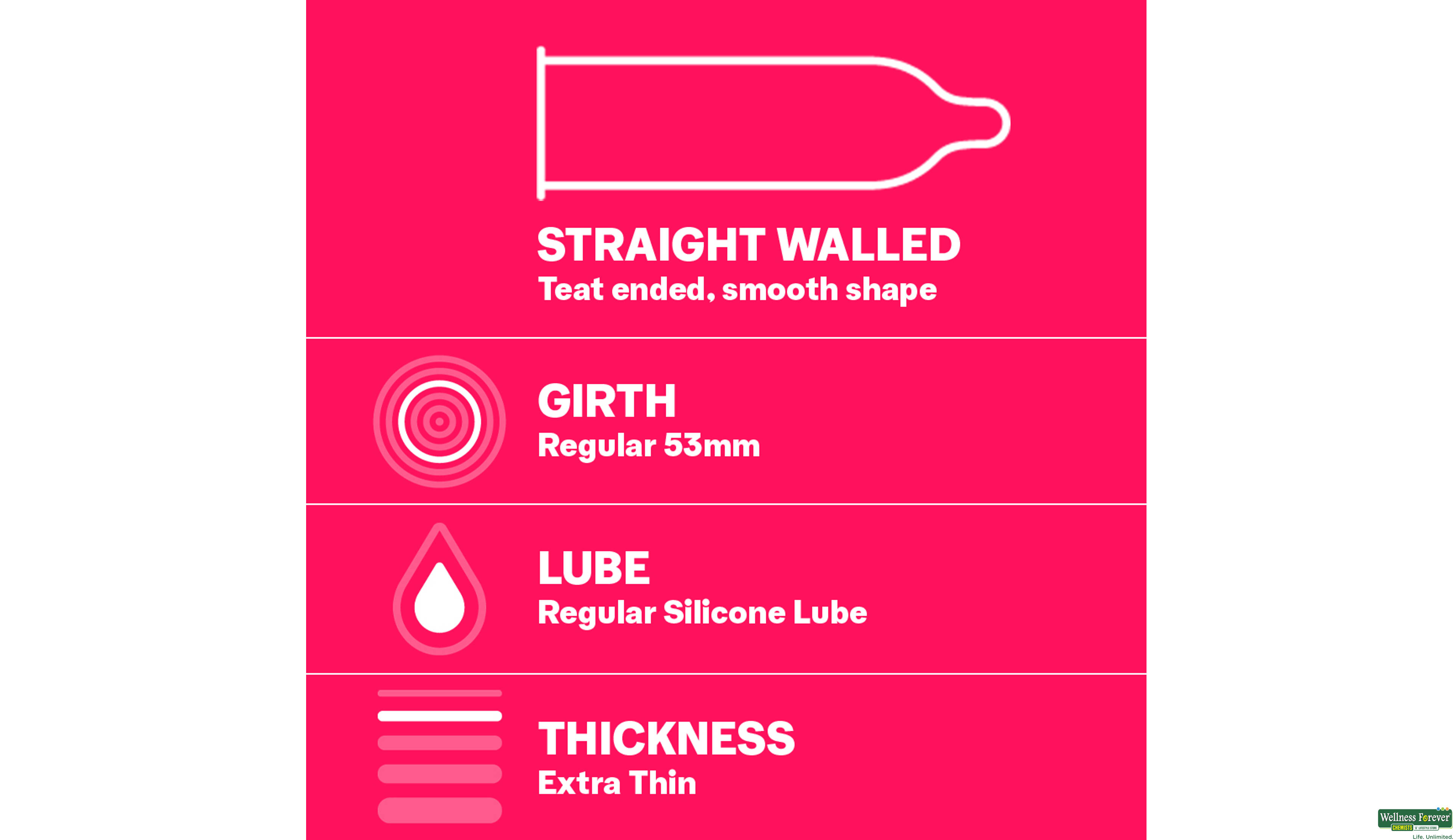 DUREX CONDOM EXTRA THIN 10PC- 4, 10PC, 