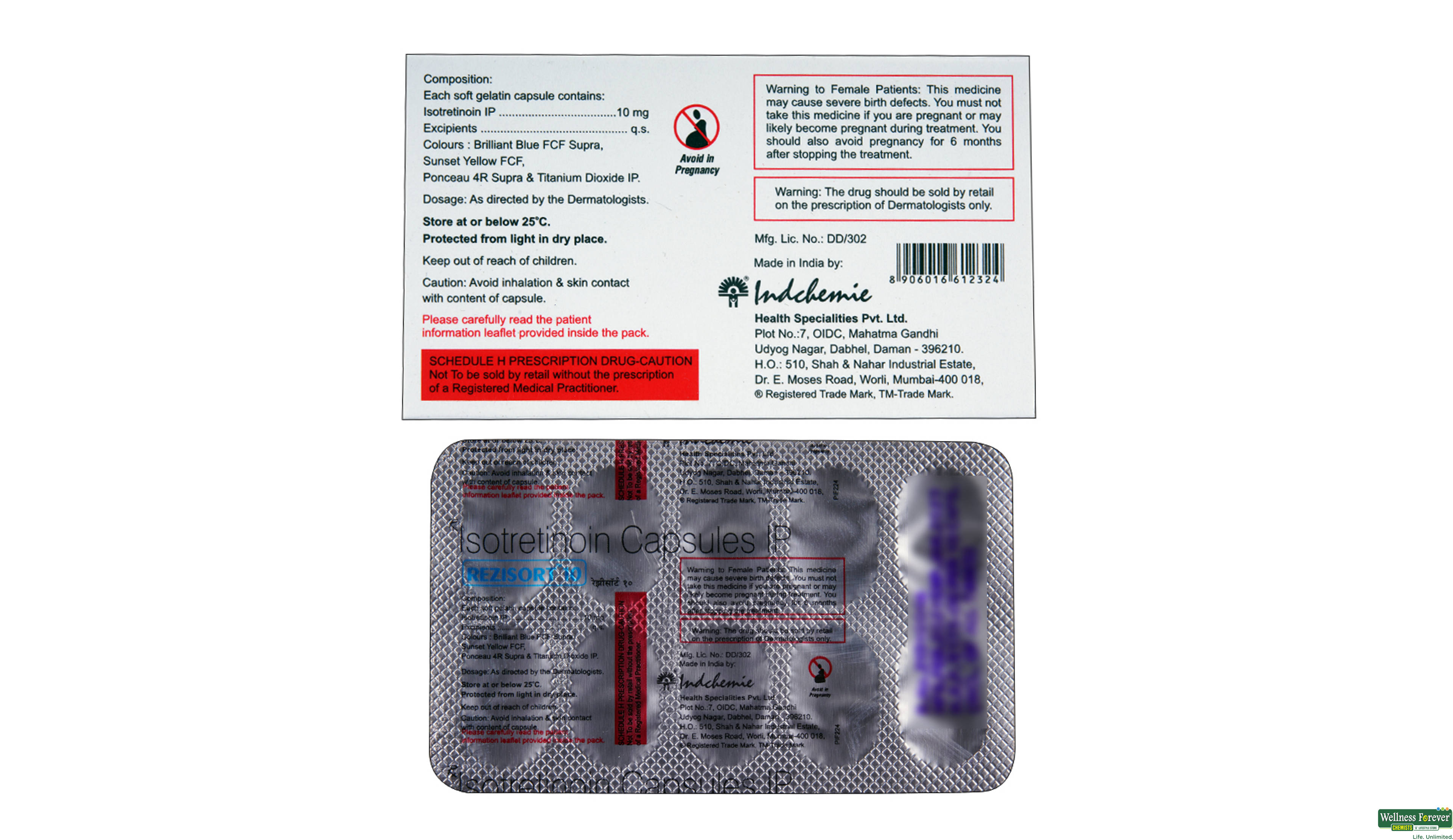 REZISORT 10MG 10CAP- 2, 10CAP, 