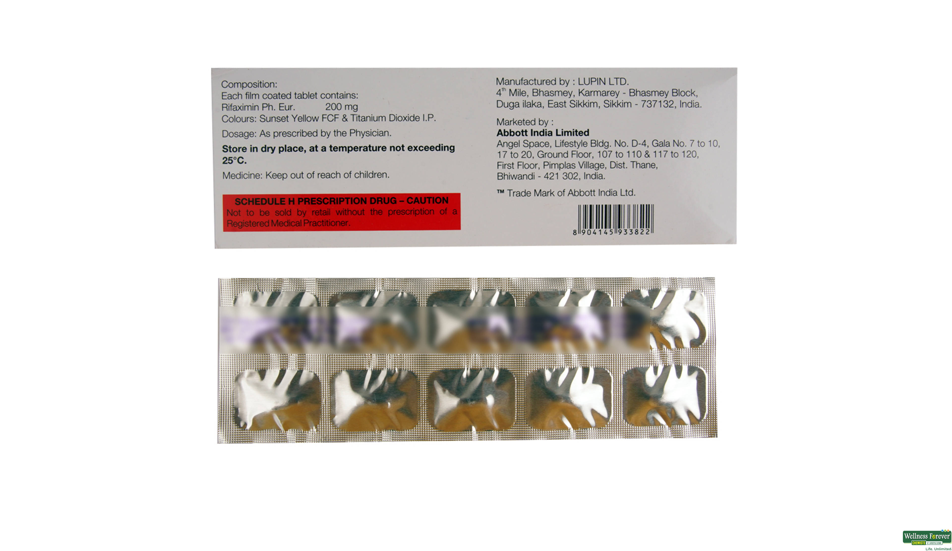 DIRIFA 200MG 10TAB- 2, 10TAB, 