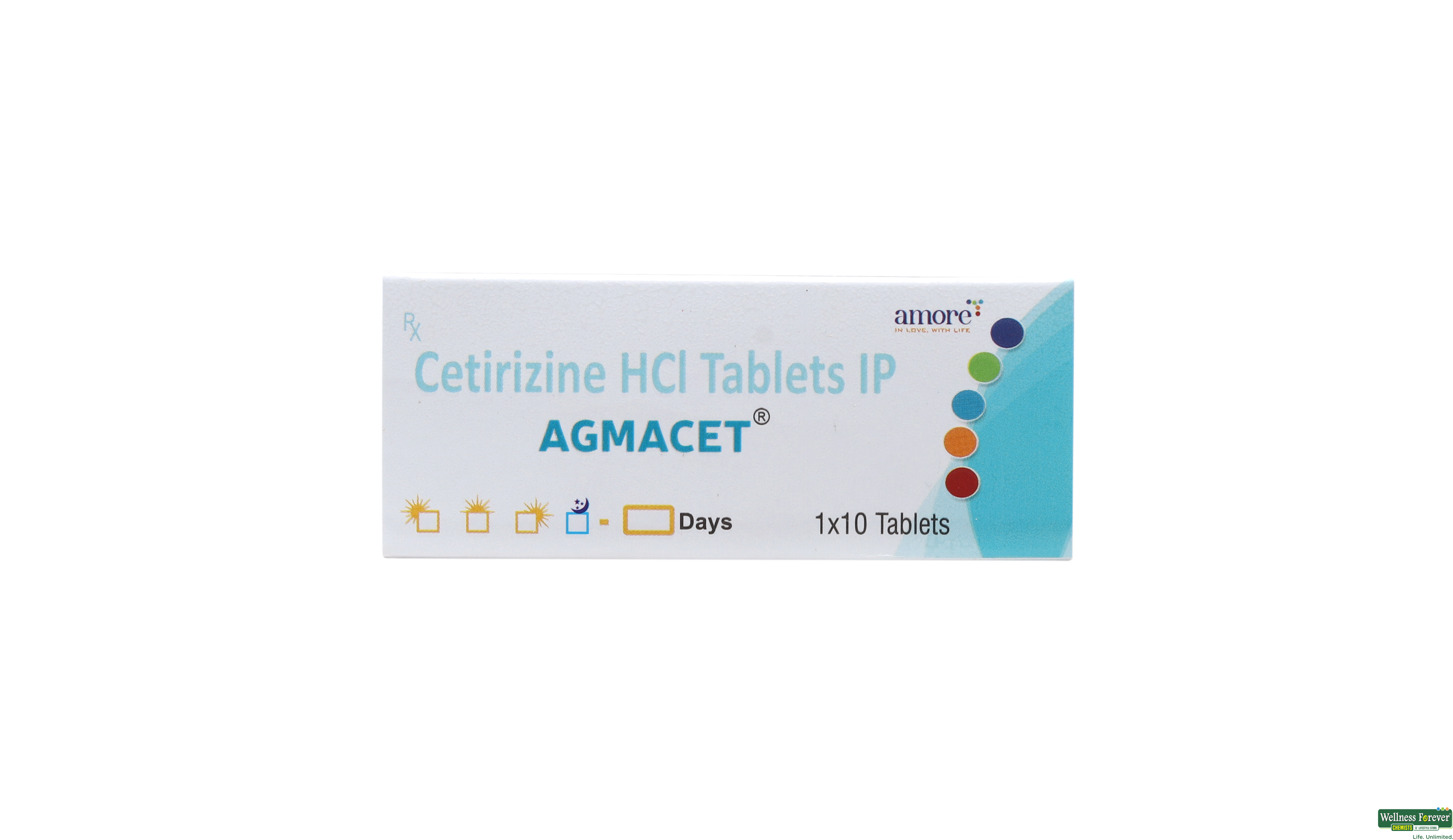 AGMACET 10MG 10TAB- 1, 10TAB, 