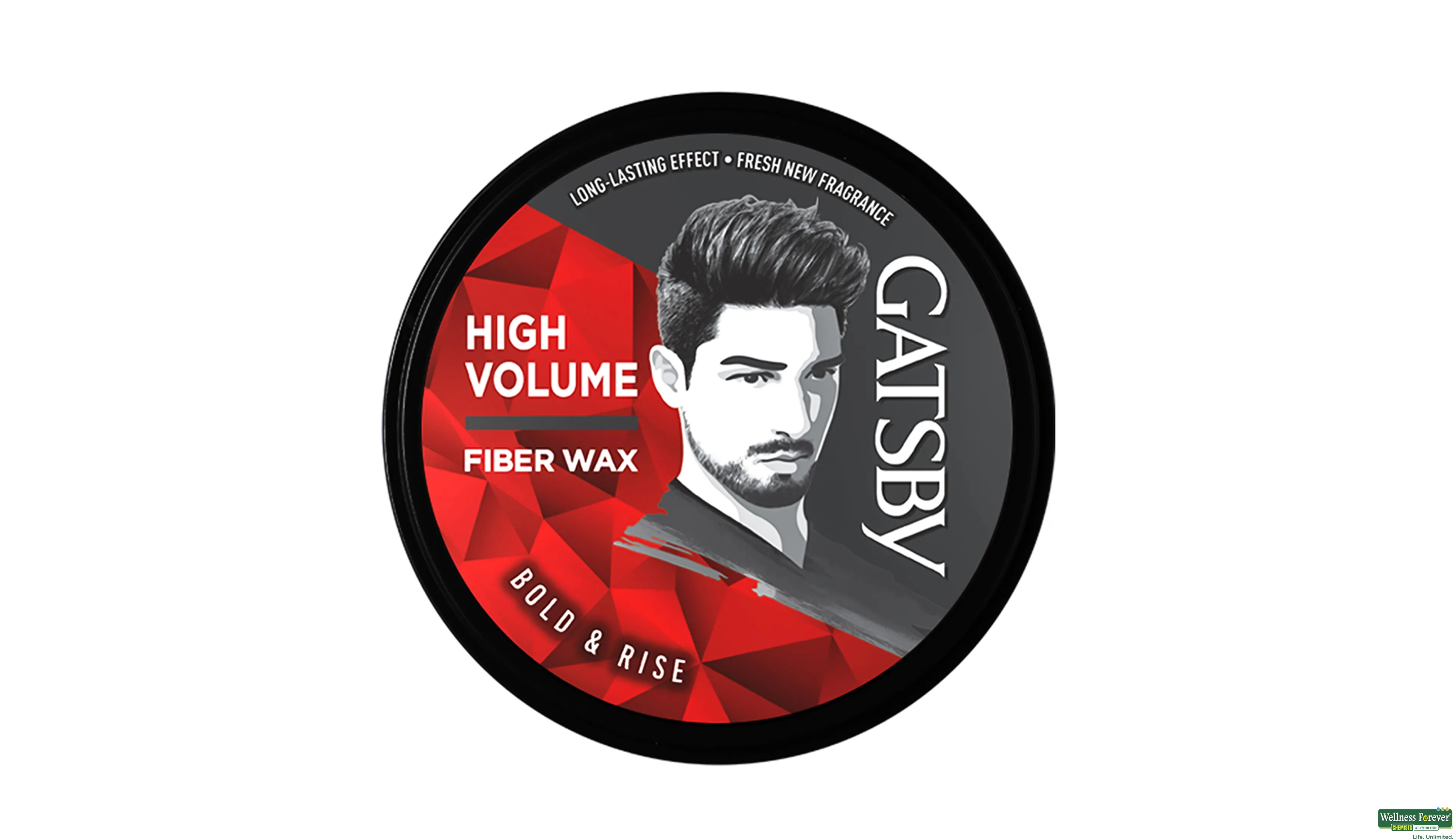 GATSBY HR/CRM STYL WAX FIBRE BOLD/RISE 75GM- 1, 75GM, 