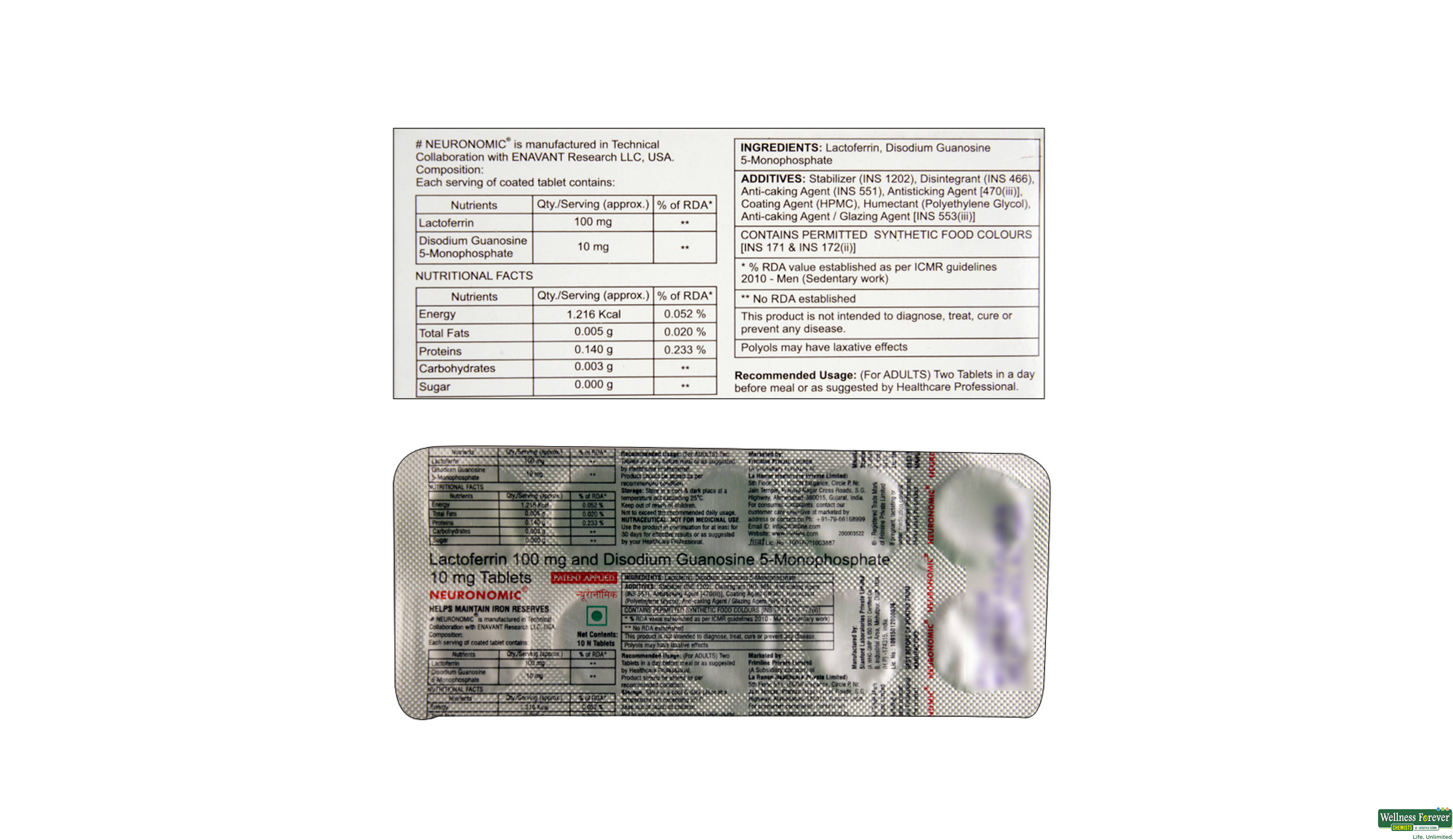 NEURONOMIC 10TAB- 2, 10TAB, 