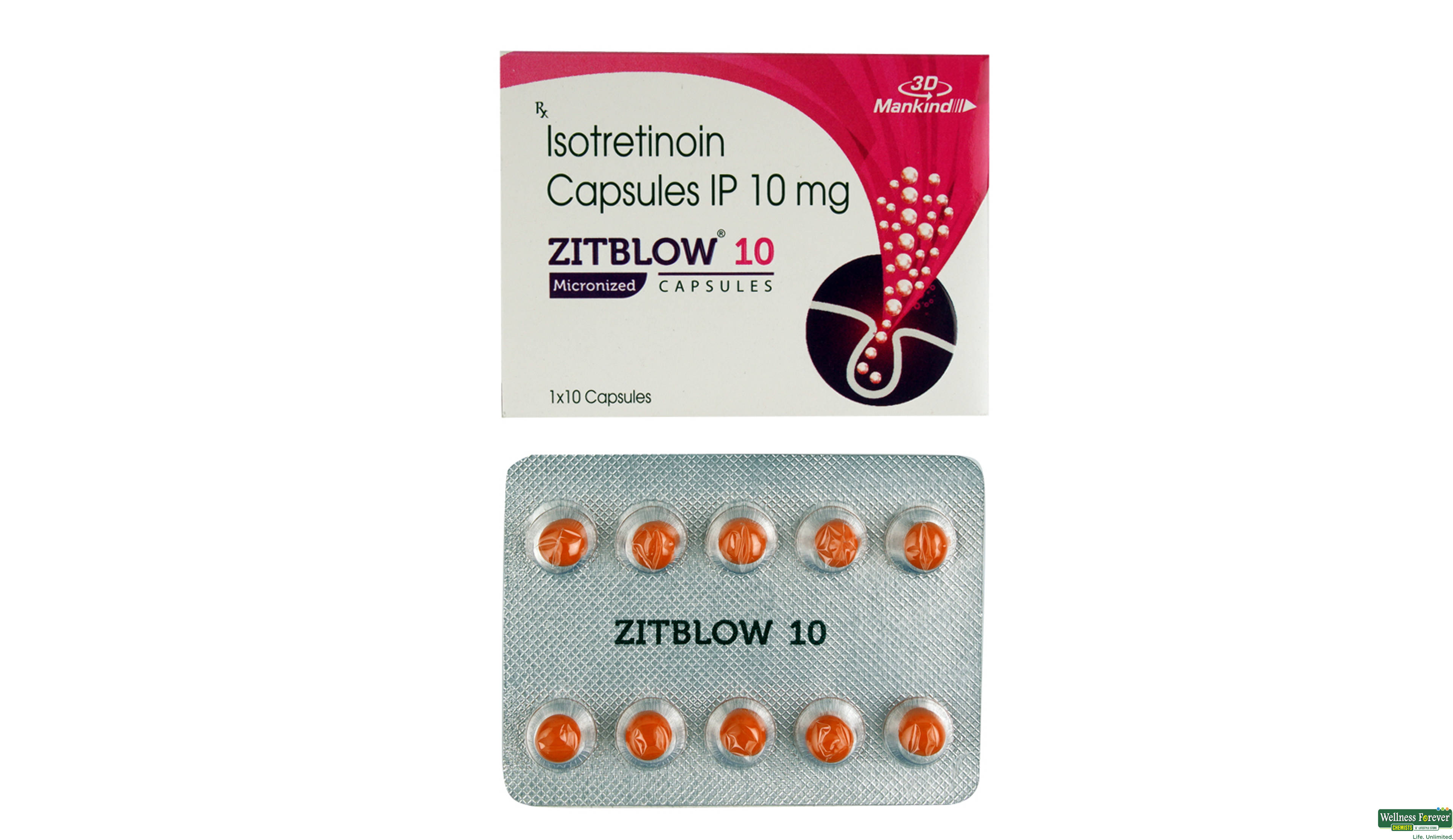 ZITBLOW 10MG 10CAP- 1, 10CAP, 