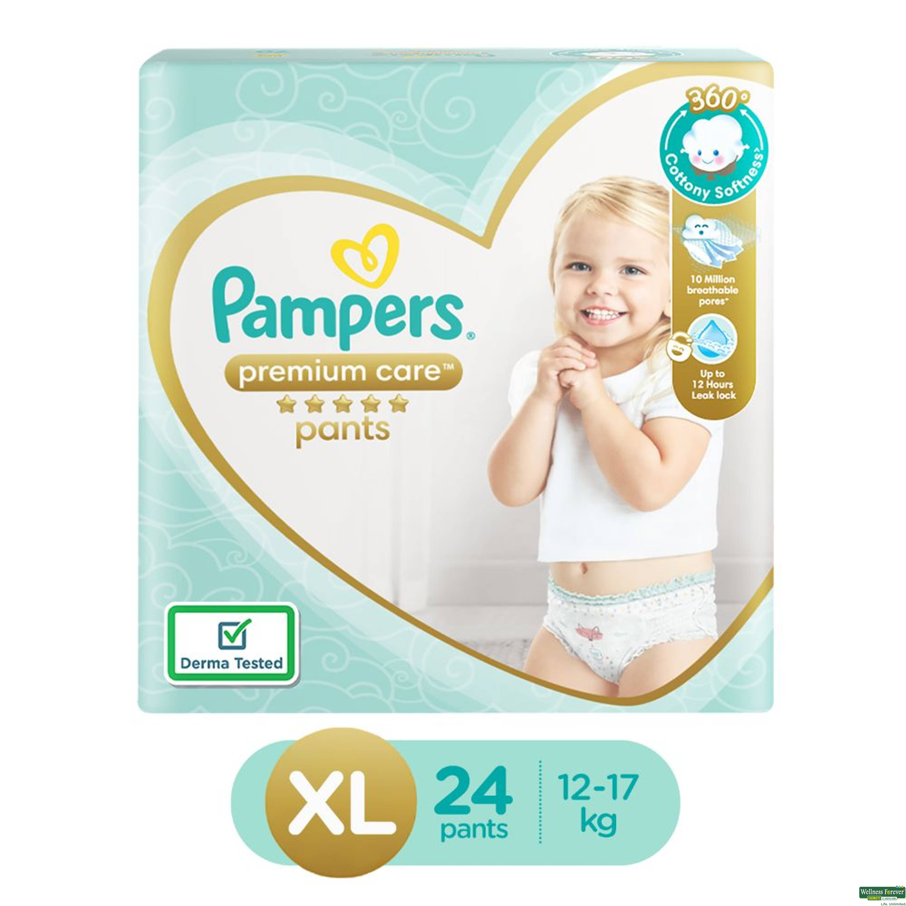 Pampers Diaper Premium Care Pants Xl 24 Pieces-image