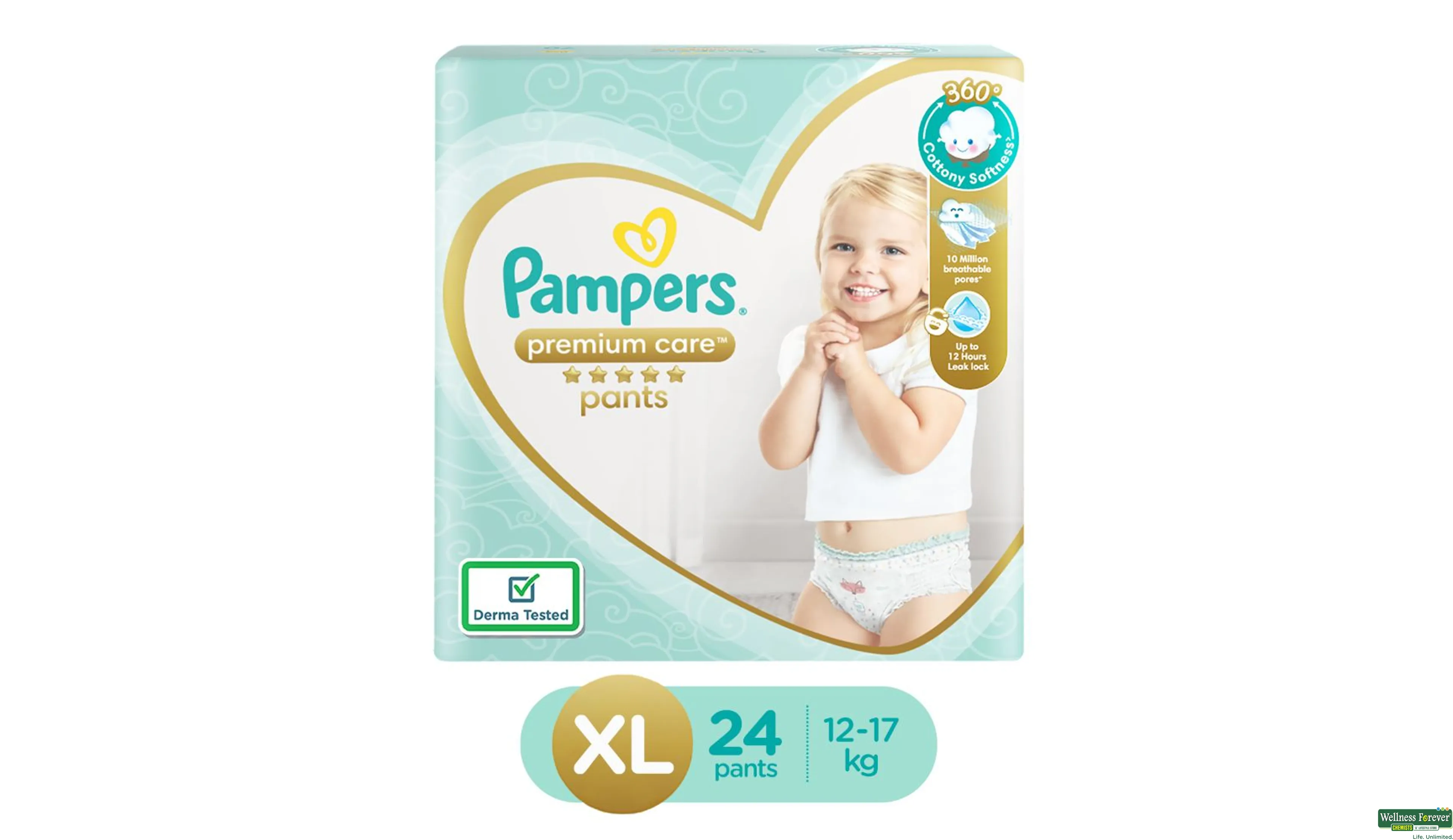 Pampers Premium Pants XL 46pcs（12-22kg）
