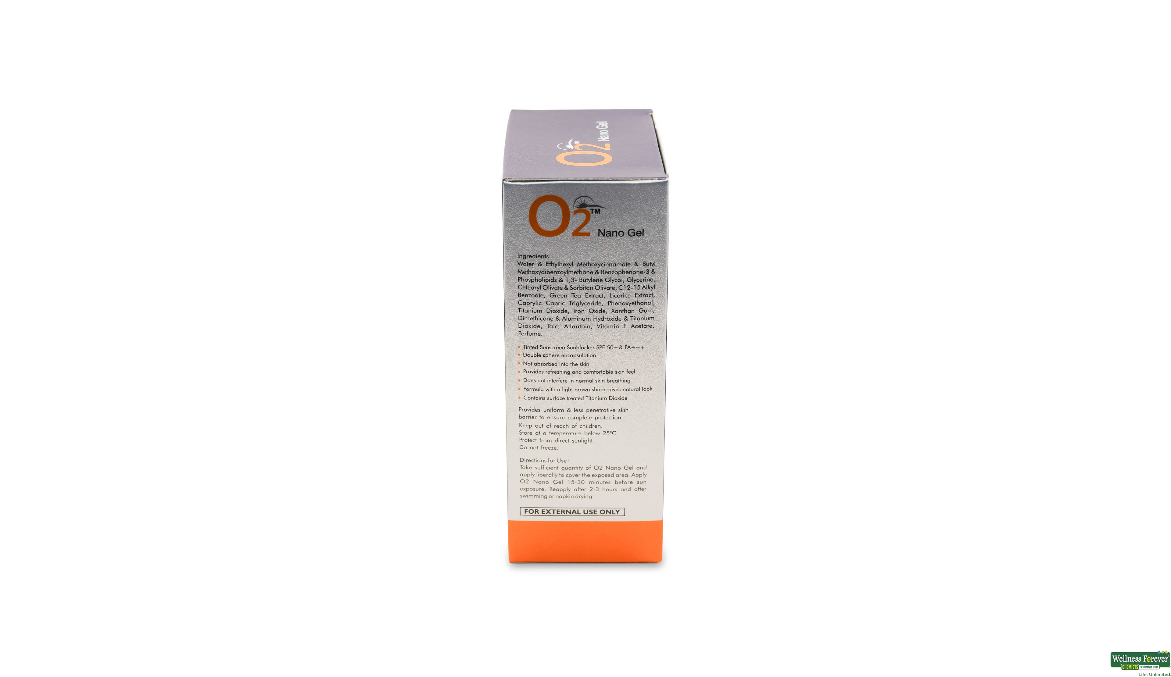O2 NANO GEL 50GM- 2, 50GM, null