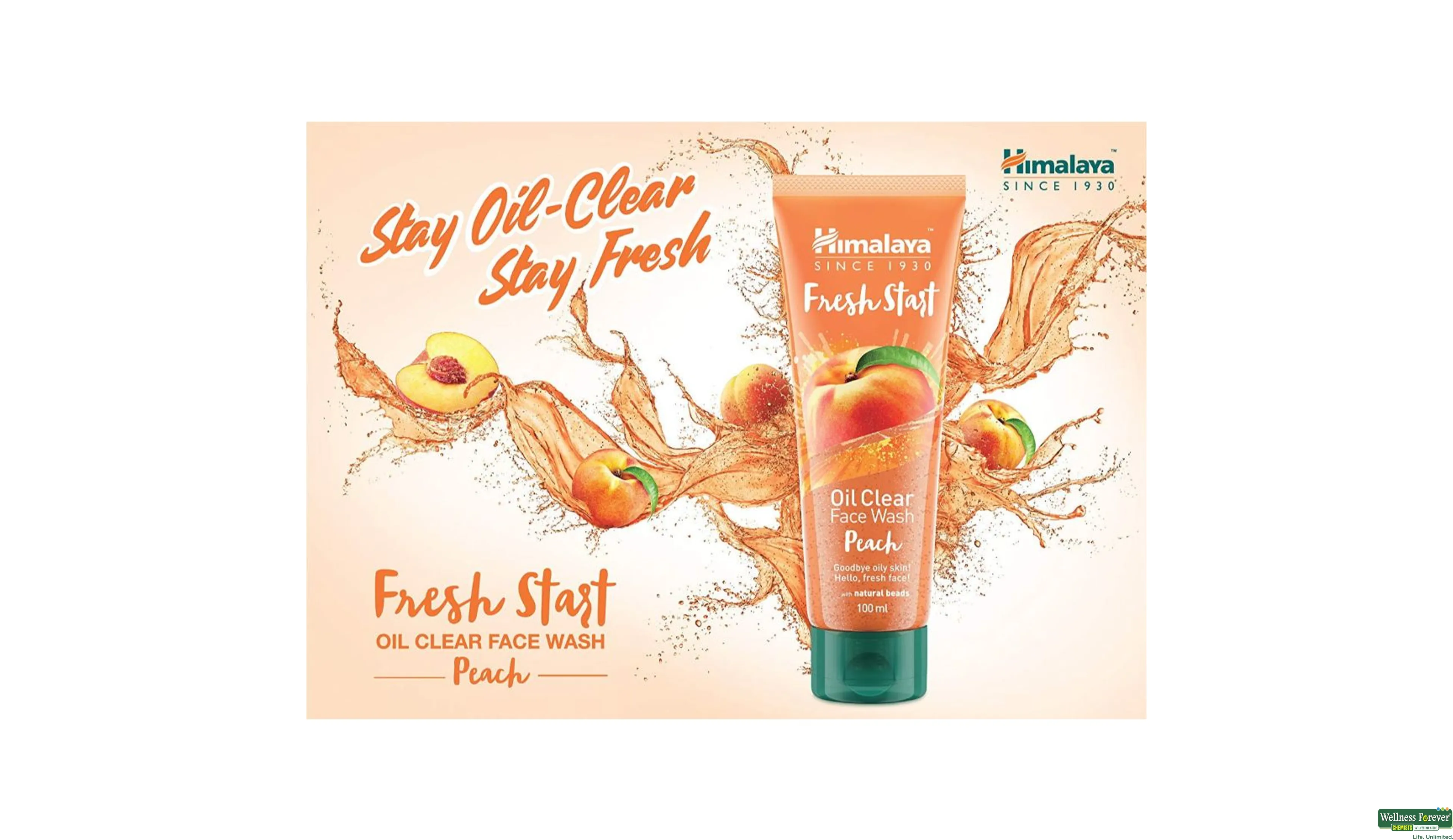 Peach face wash sales