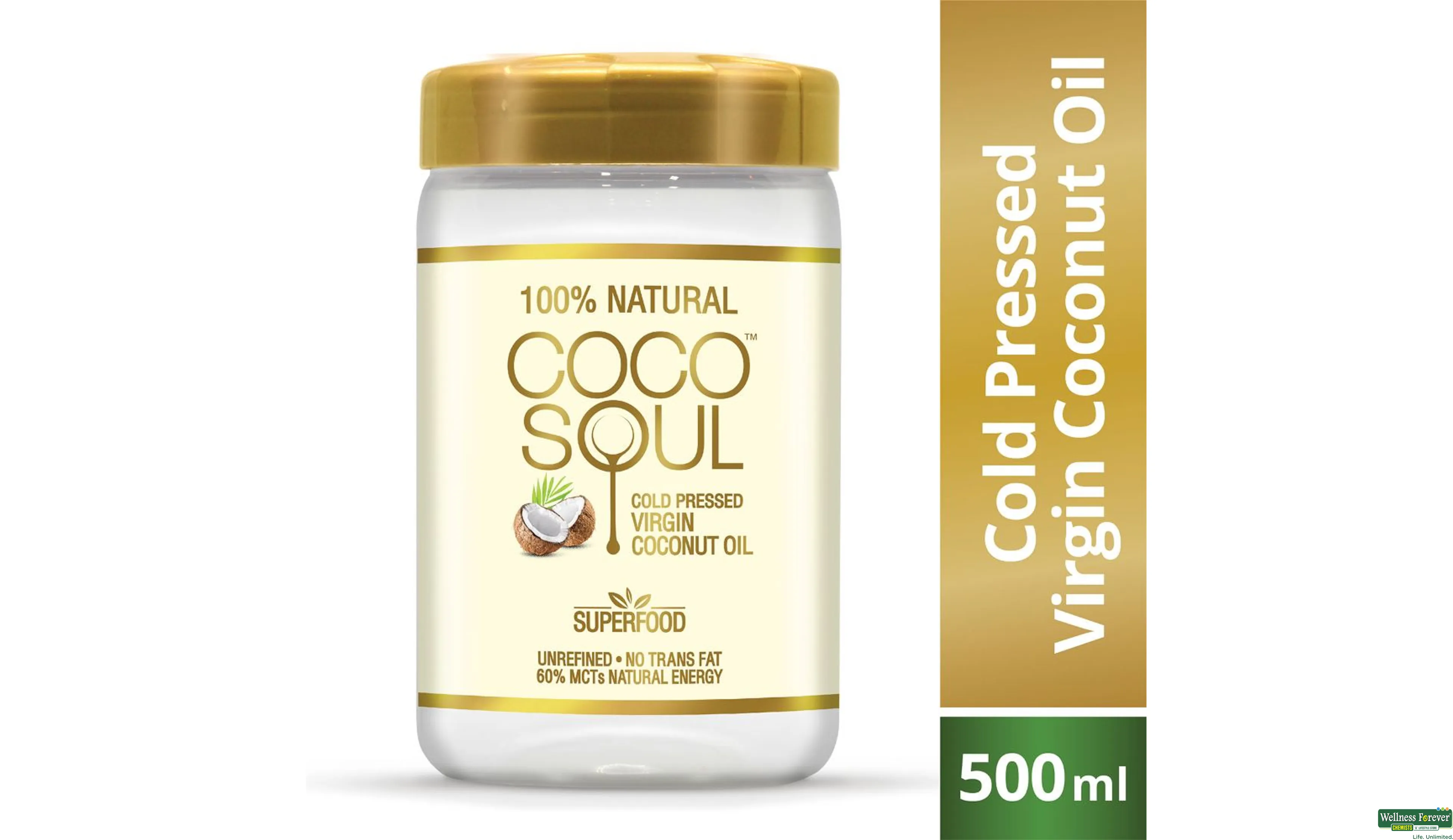 Aceite Coco Unilife 500ml - Viva Natural