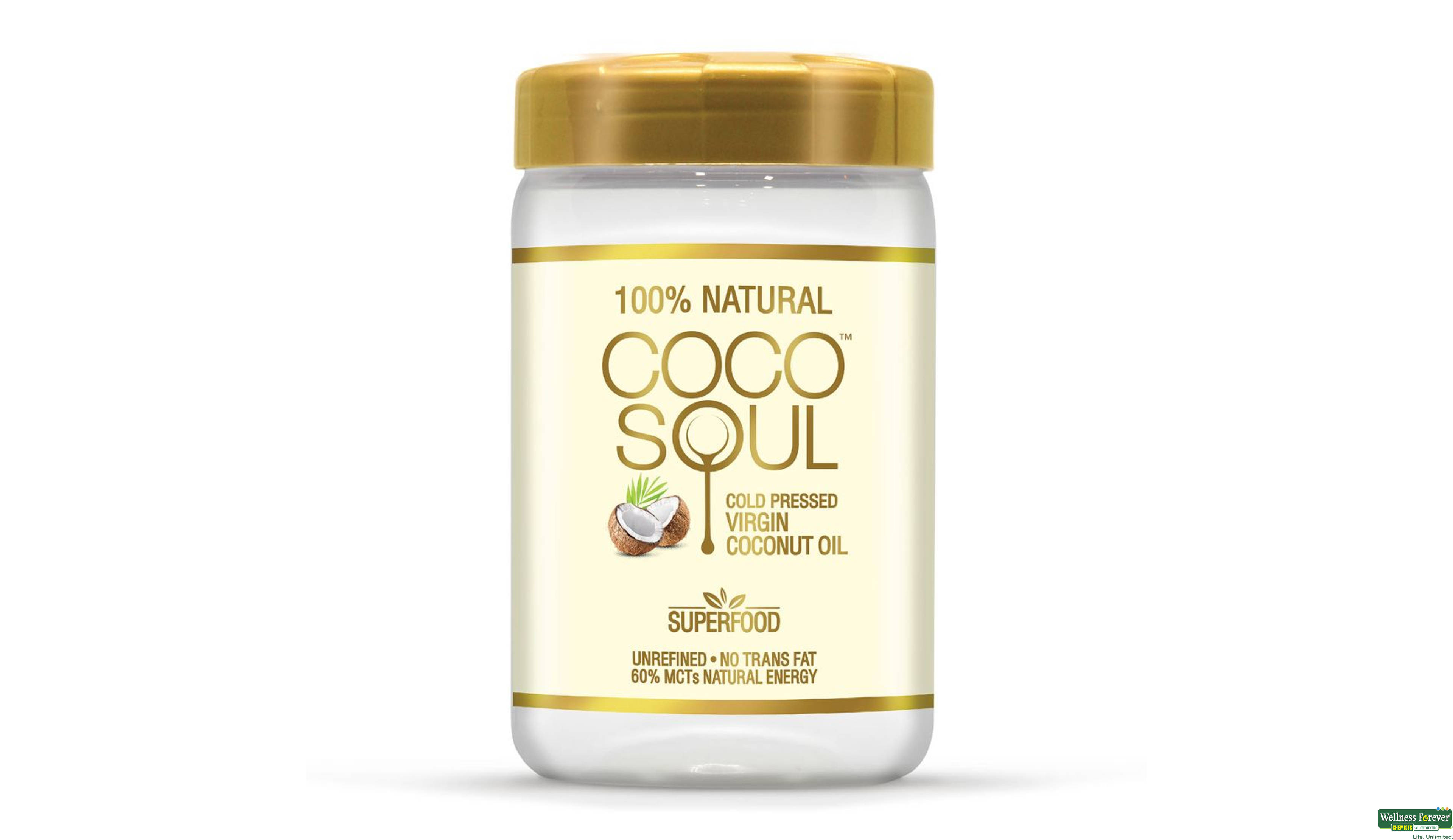 COCO SOUL VIRGIN COCONUT OIL NATURAL 250ML- 1, 250ML, 