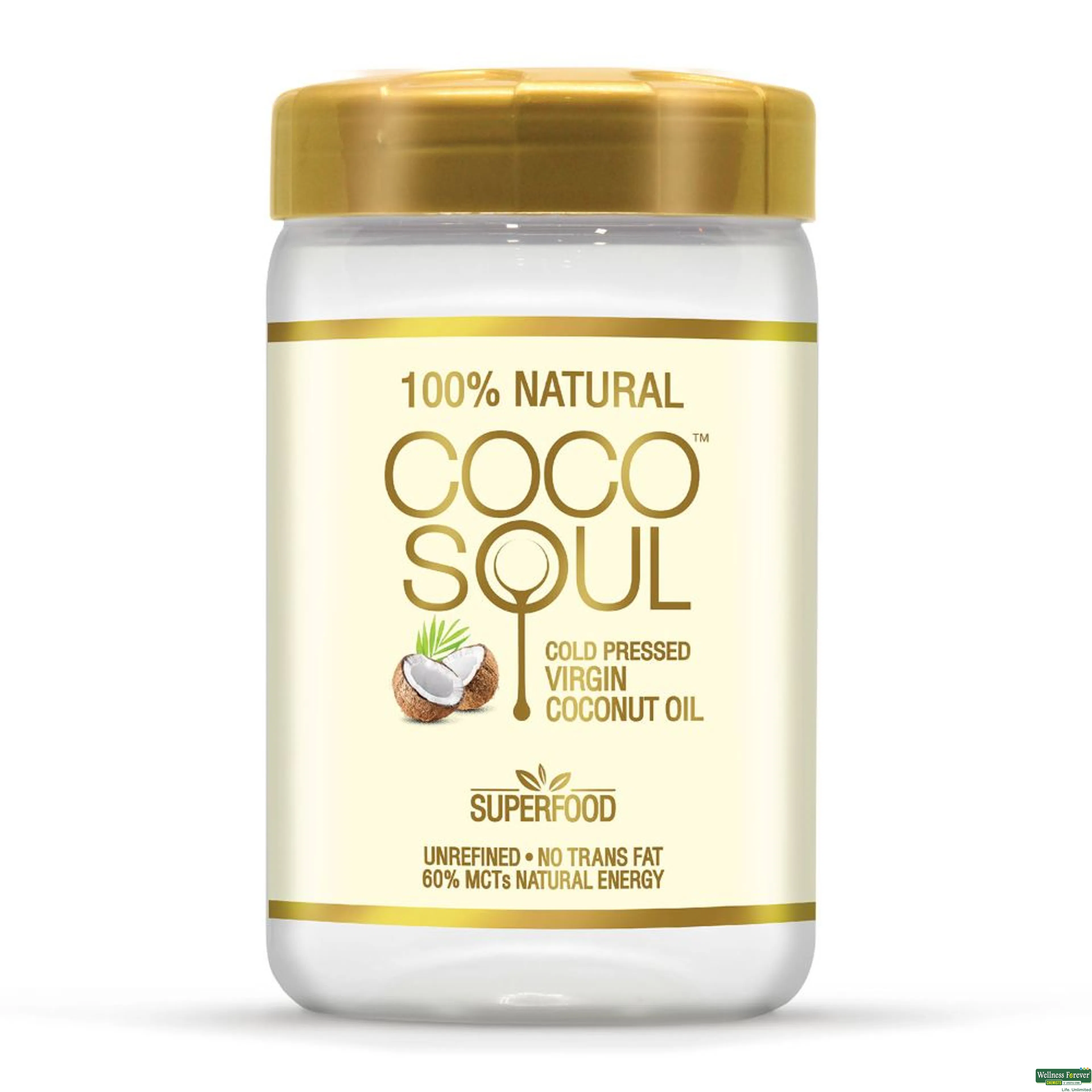 COCO SOUL VIRGIN COCONUT OIL NATURAL 250ML-image