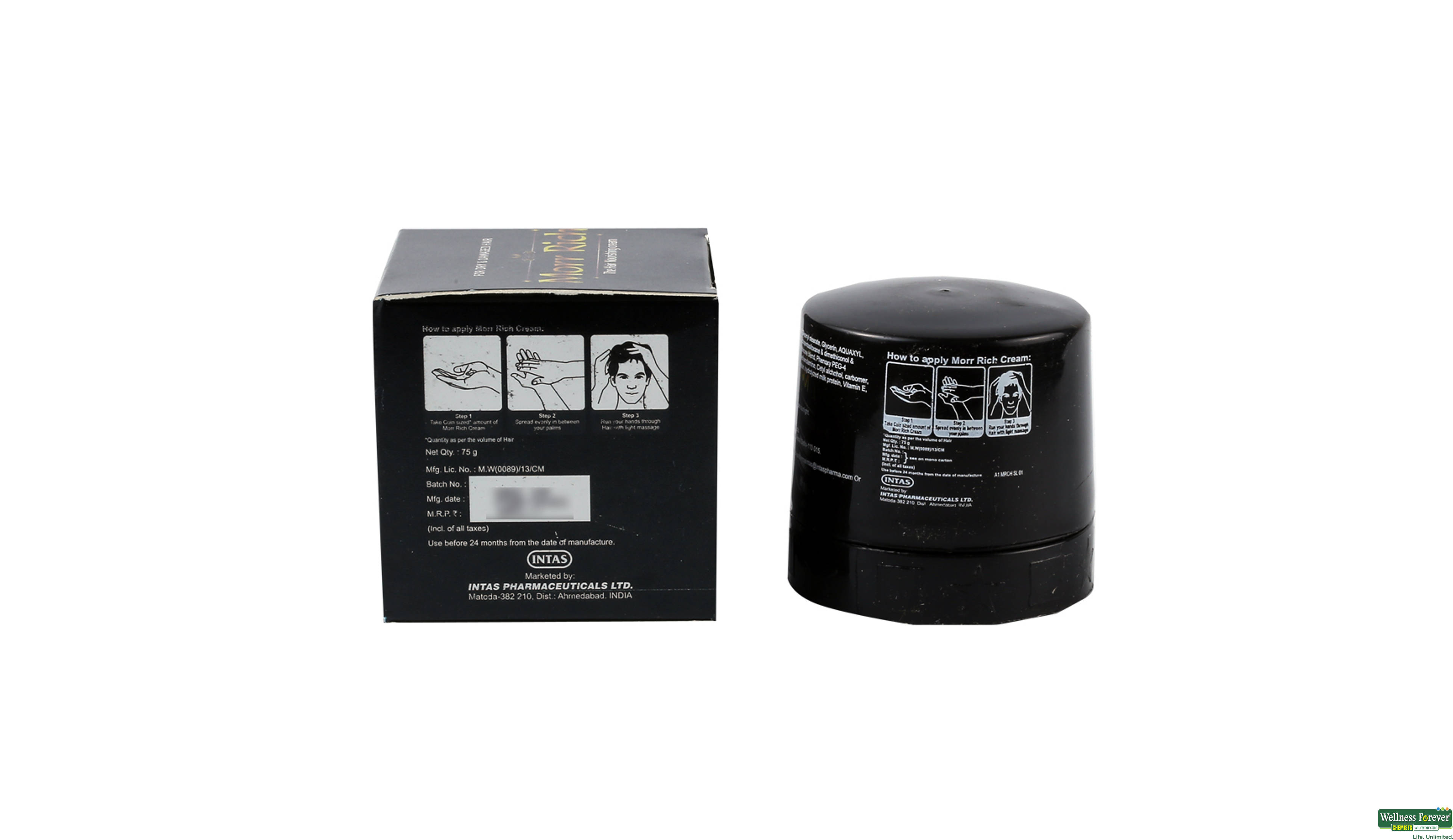 MORR-RICH HAIR CREAM 75GM- 2, 75GM, 
