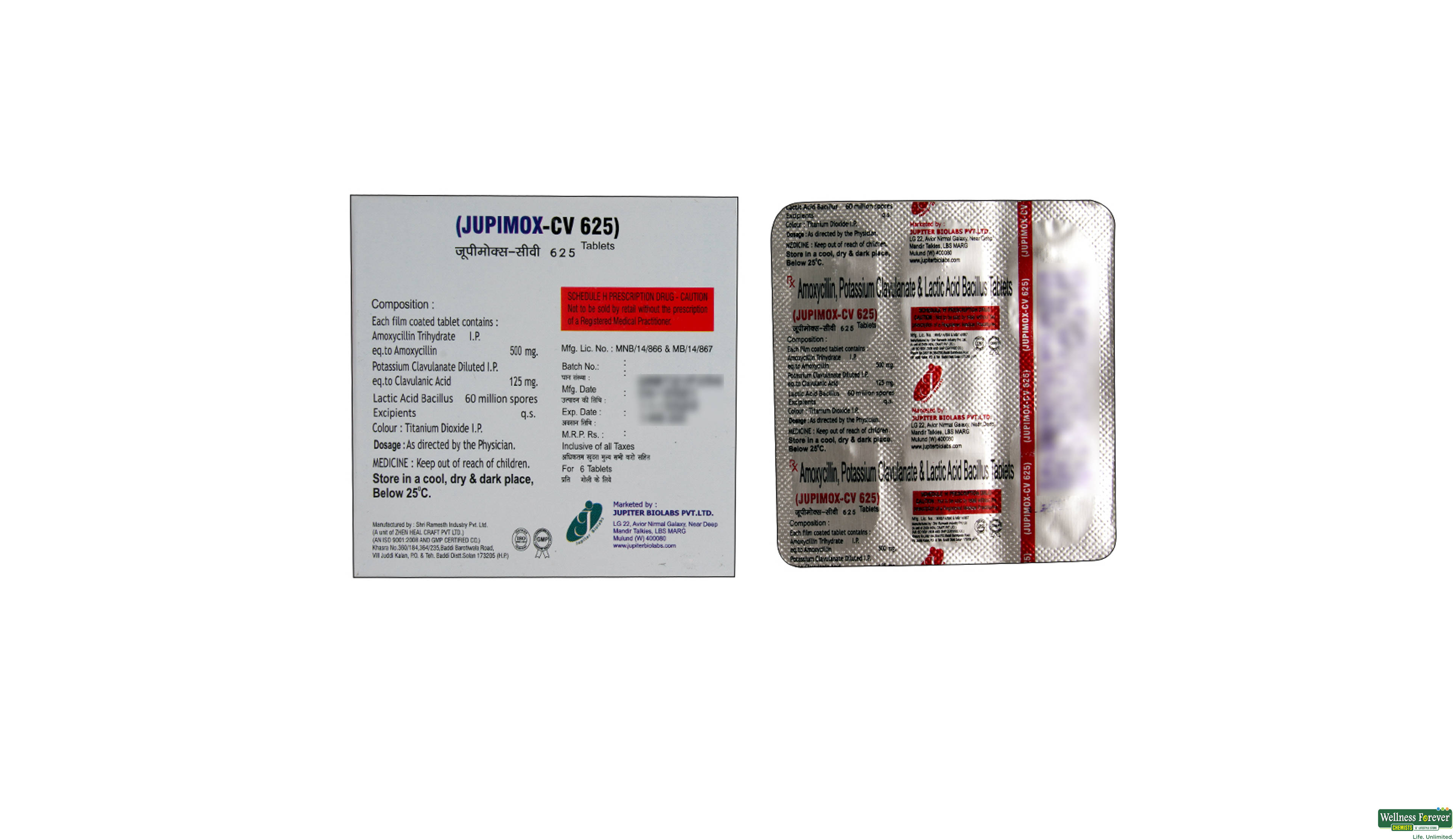 JUPIMOX-CV 6TAB- 2, 6TAB, 