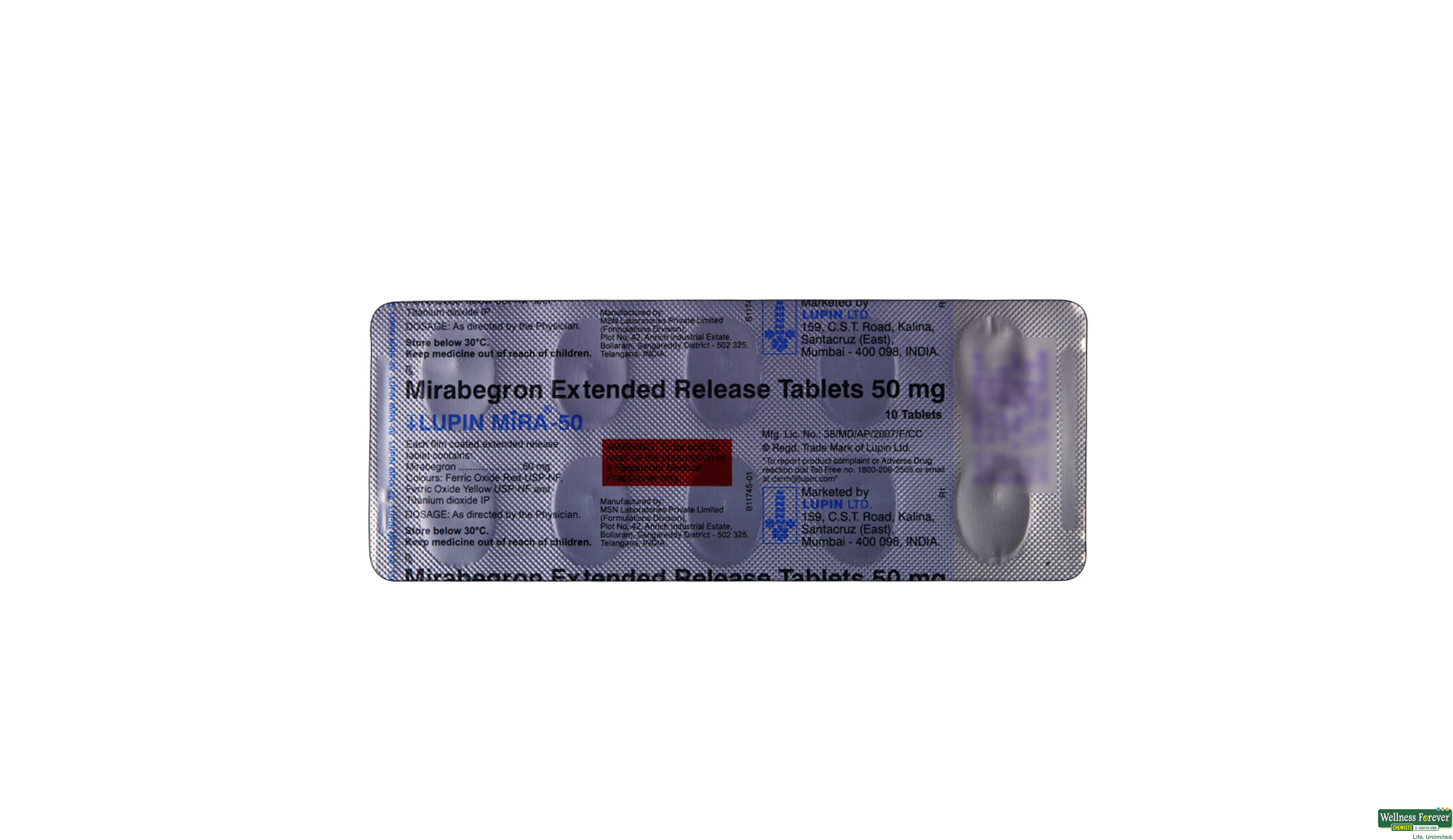 LUPIN MIRA 50MG 10TAB- 2, 10TAB, 