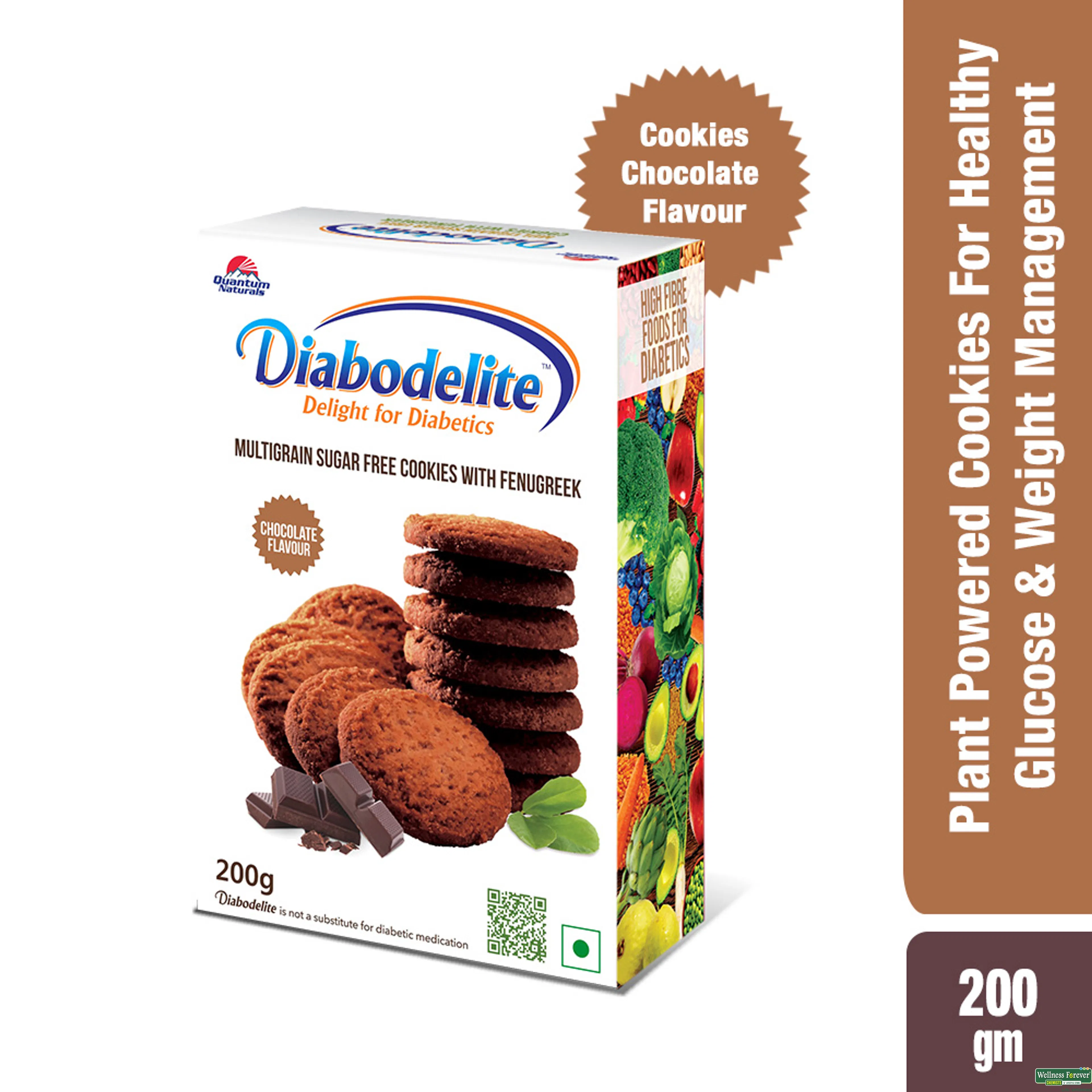 DIABODELITE BISC CHOC 200GM-image