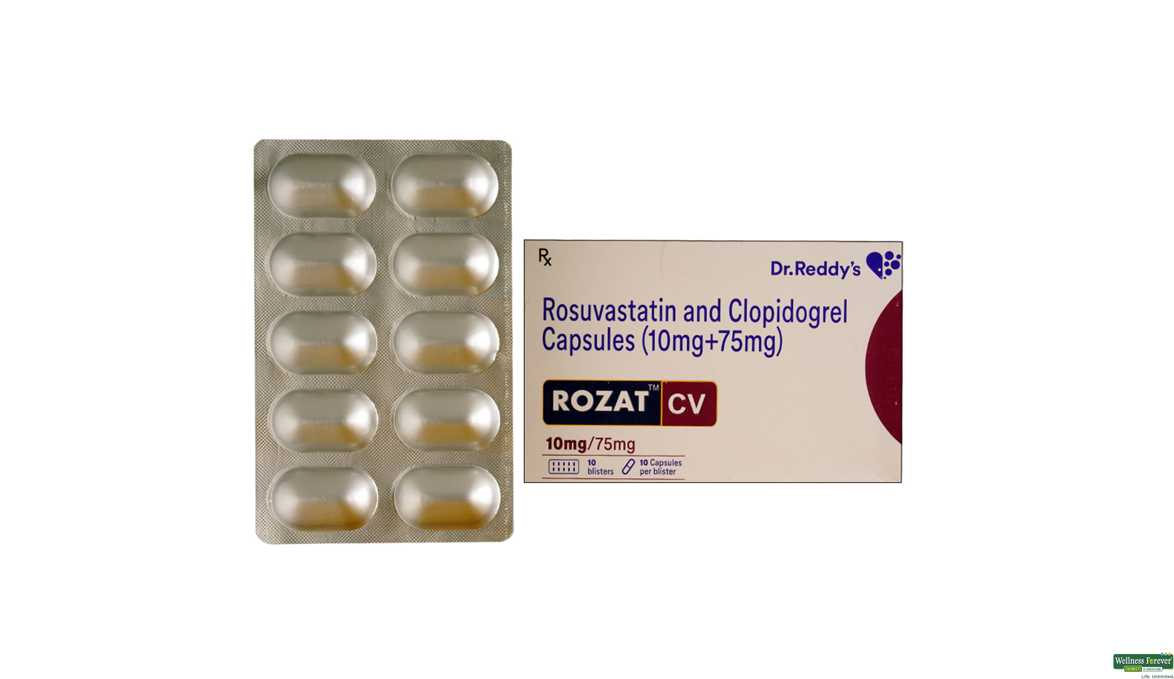 ROZAT-CV 10MG 10CAP- 1, 10CAP, 