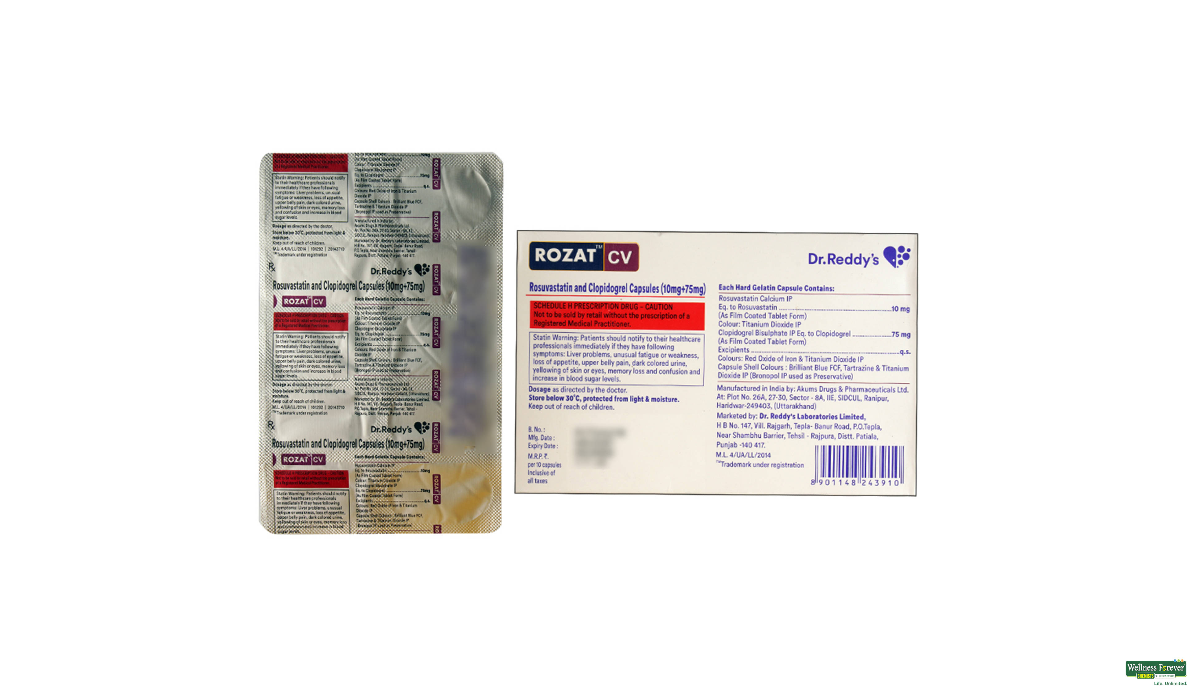 ROZAT-CV 10MG 10CAP- 2, 10CAP, 