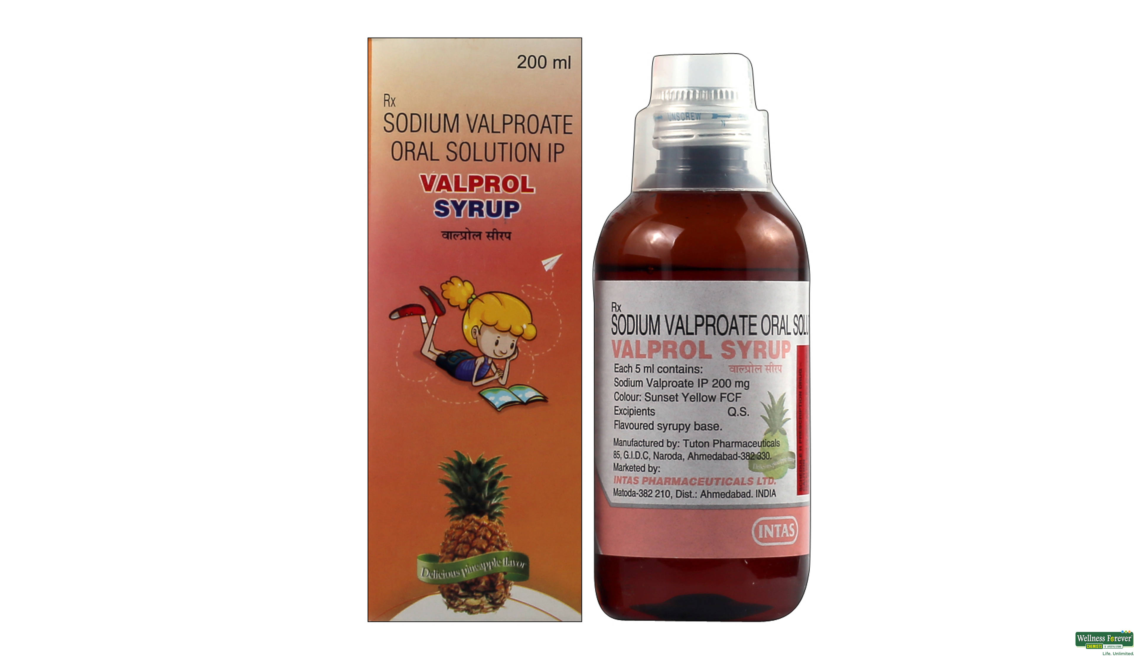 VALPROL SYP 200ML- 1, 200ML, 