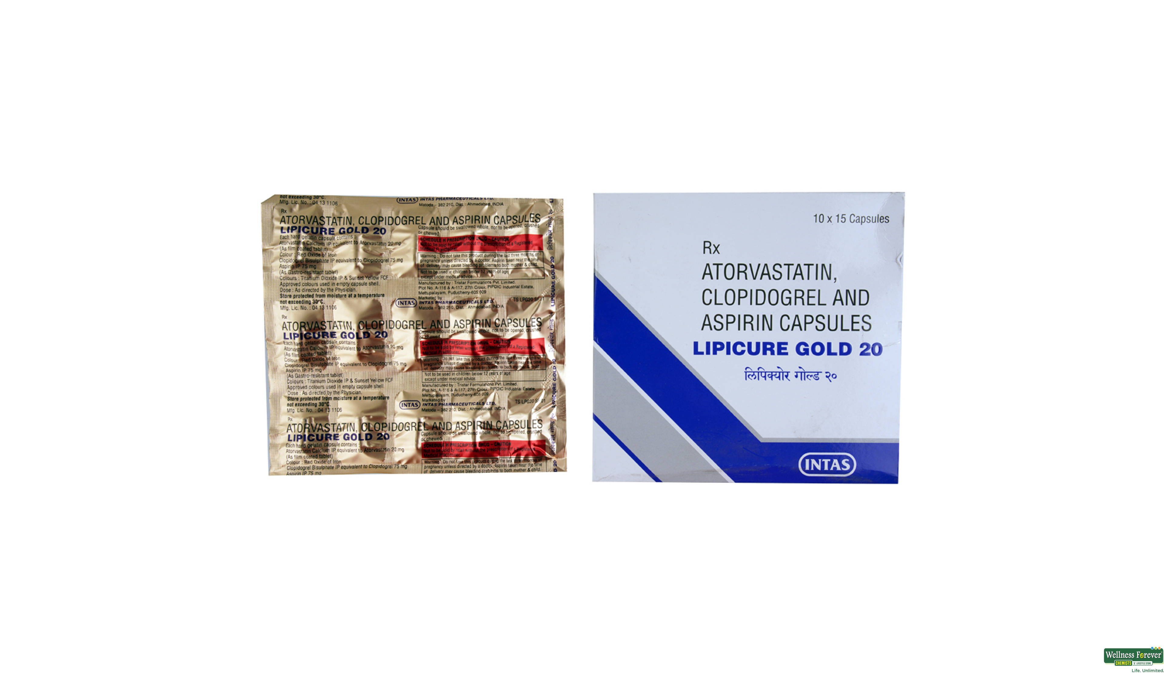 LIPICURE GOLD 20MG 15CAP- 1, 15CAP, 