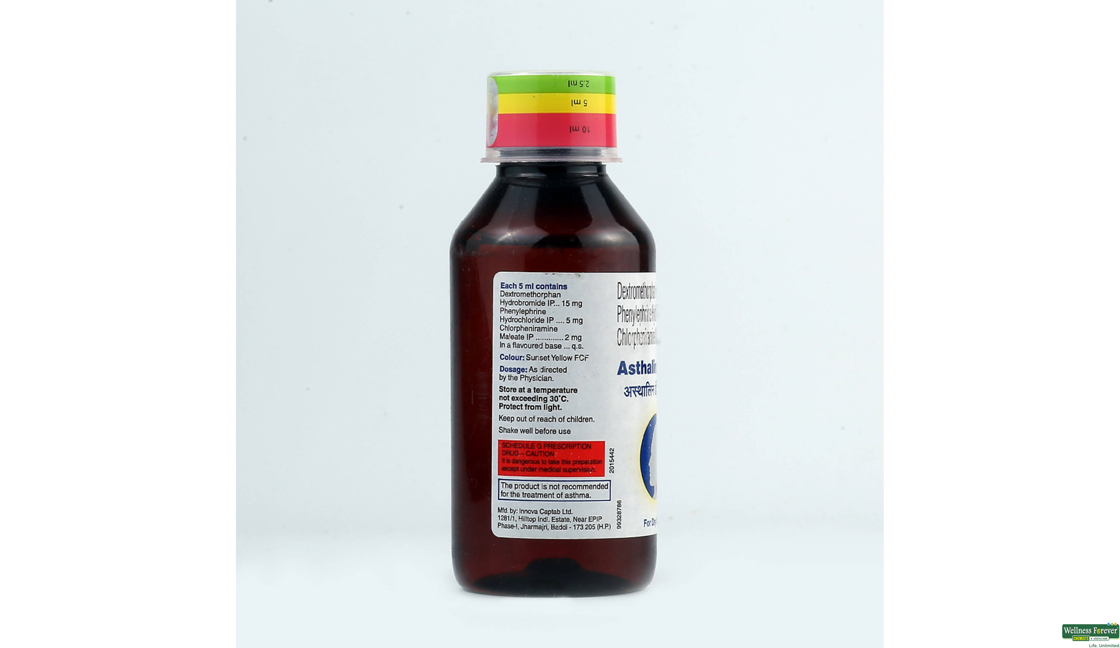 ASTHALIN-DX SYP 100ML- 2, 100ML, 