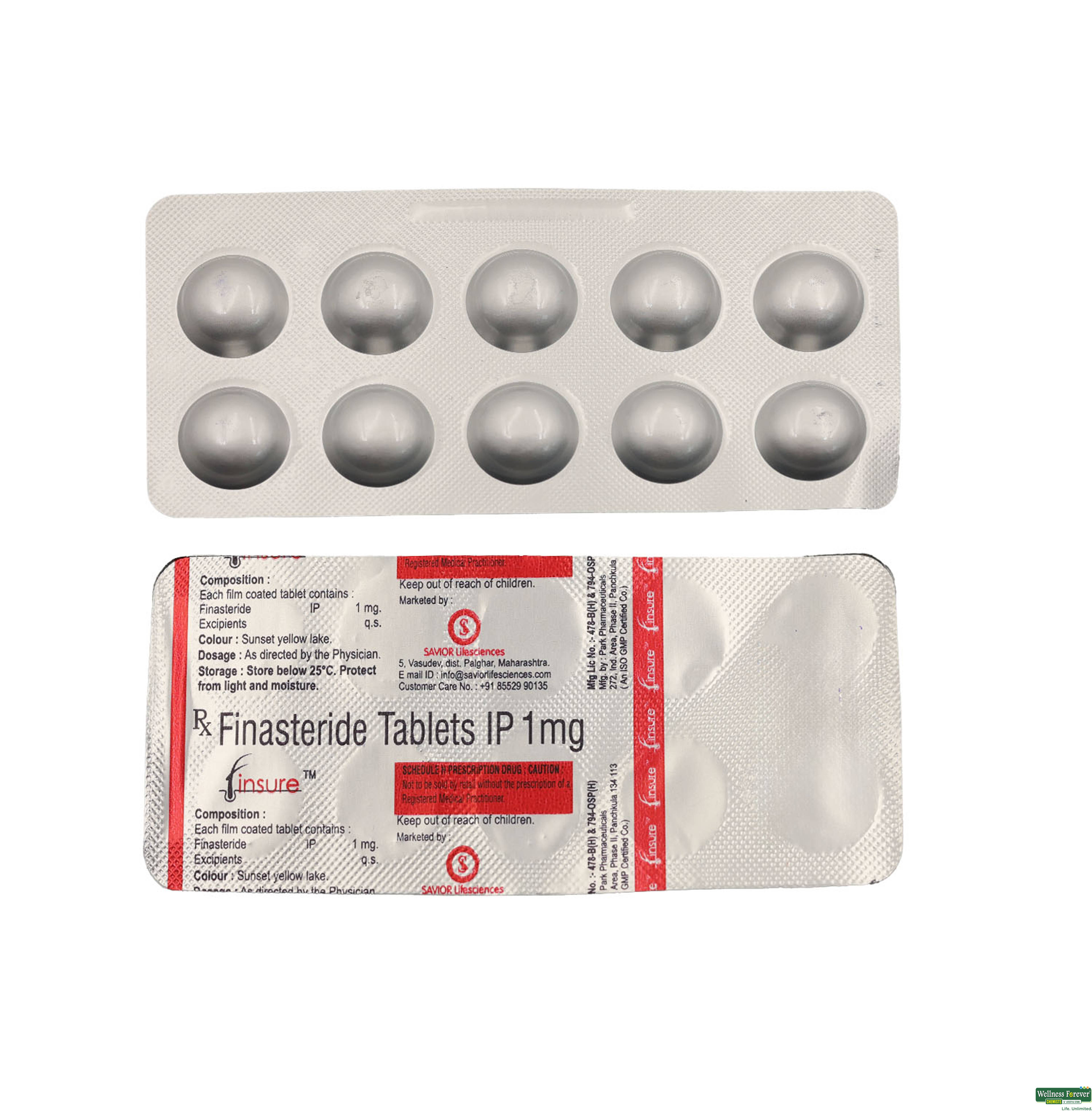 FINSURE 1MG 10TAB-image