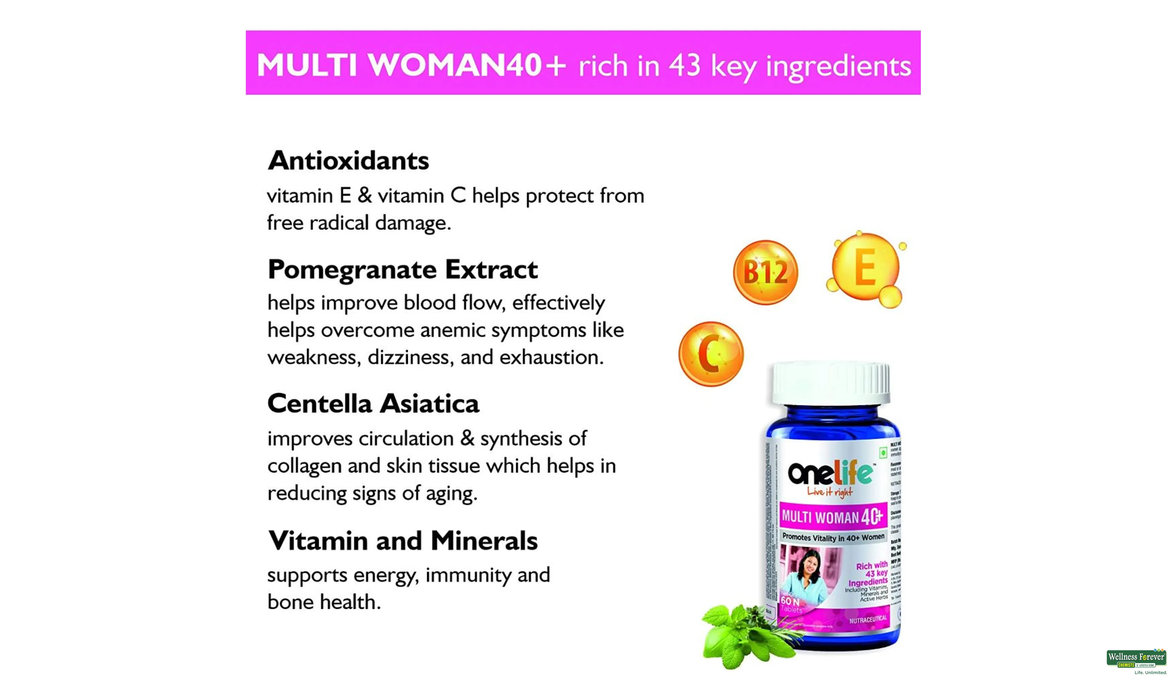 MULTI WOMAN 60TAB O/L- 5, 60TAB, 