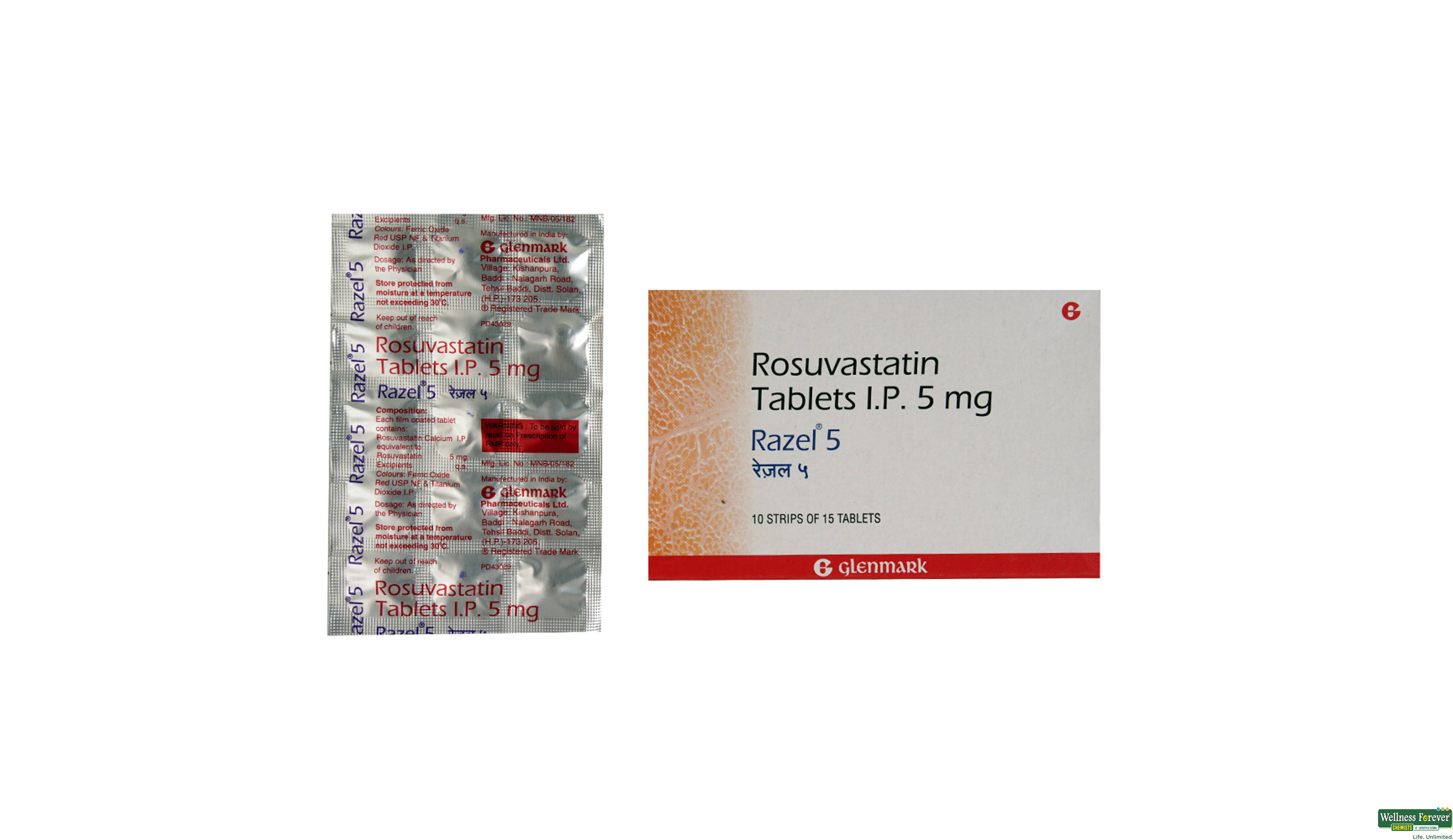 RAZEL 5MG 15TAB- 1, 15TAB, 