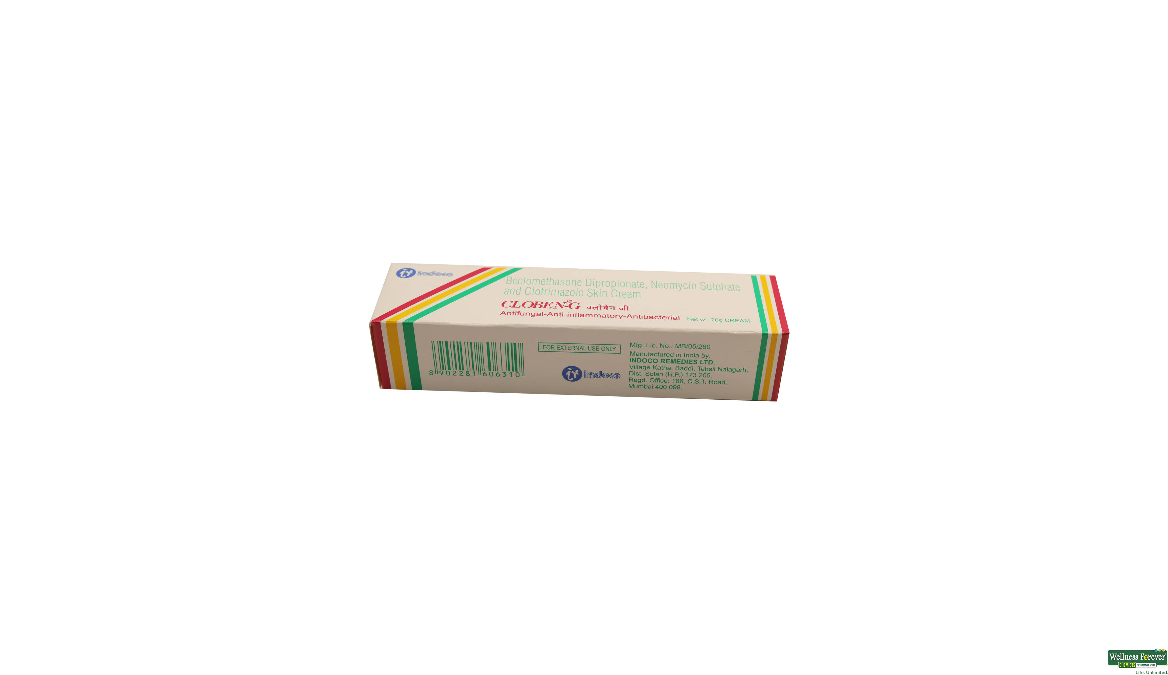 CLOBEN-G CREAM 20GM- 3, 20GM, 