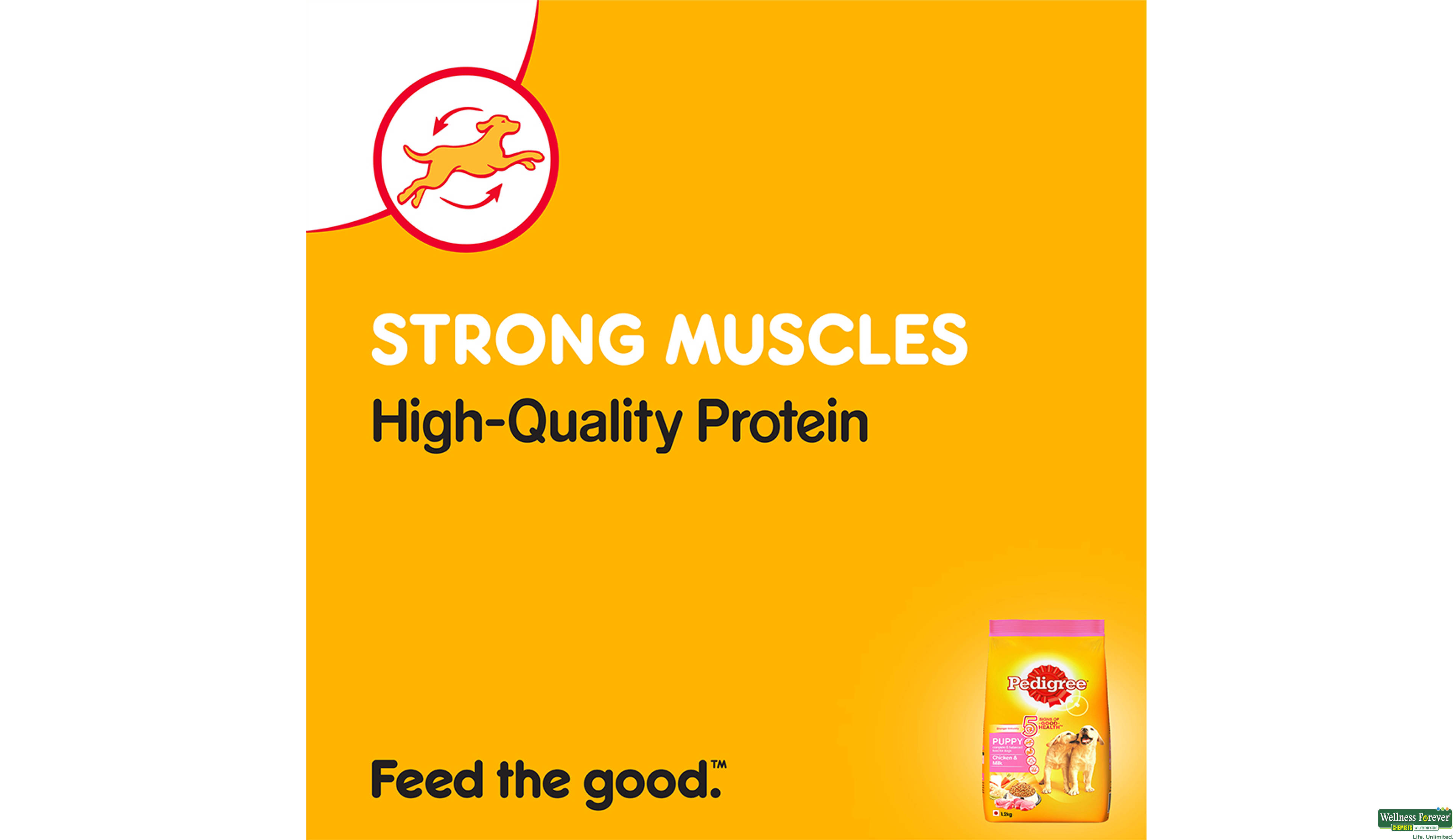 PEDIGREE DOG FOOD PUPPY CHI/MILK 90GM- 4, 90GM, null