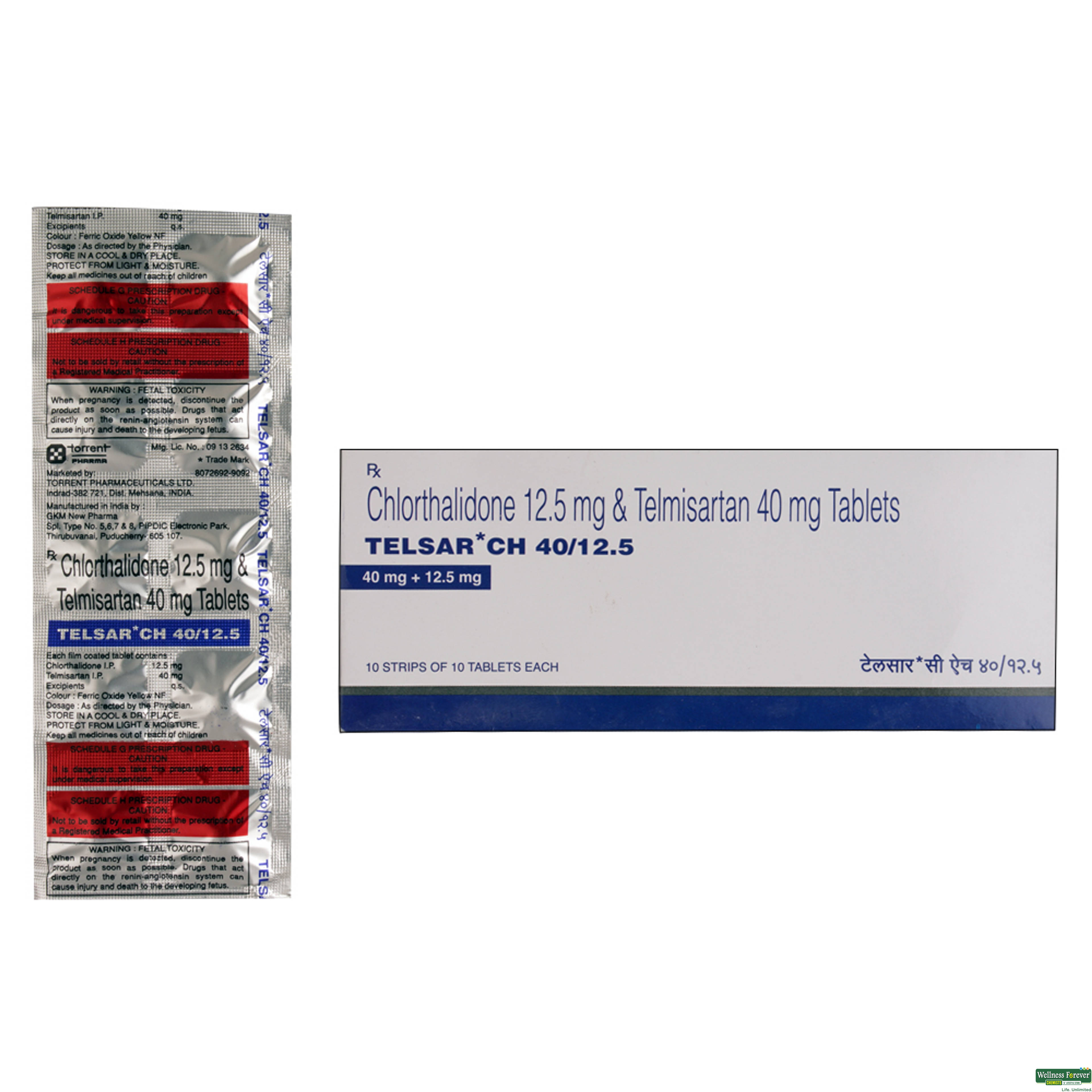 TELSAR-CH 40/12.5MG 10TAB-image