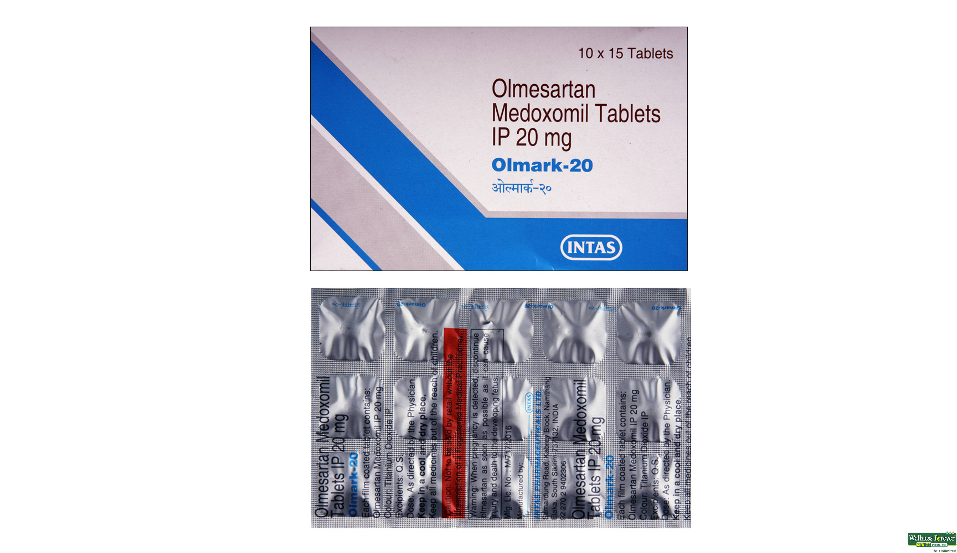 OLMARK 20MG 15TAB- 1, 15TAB, 