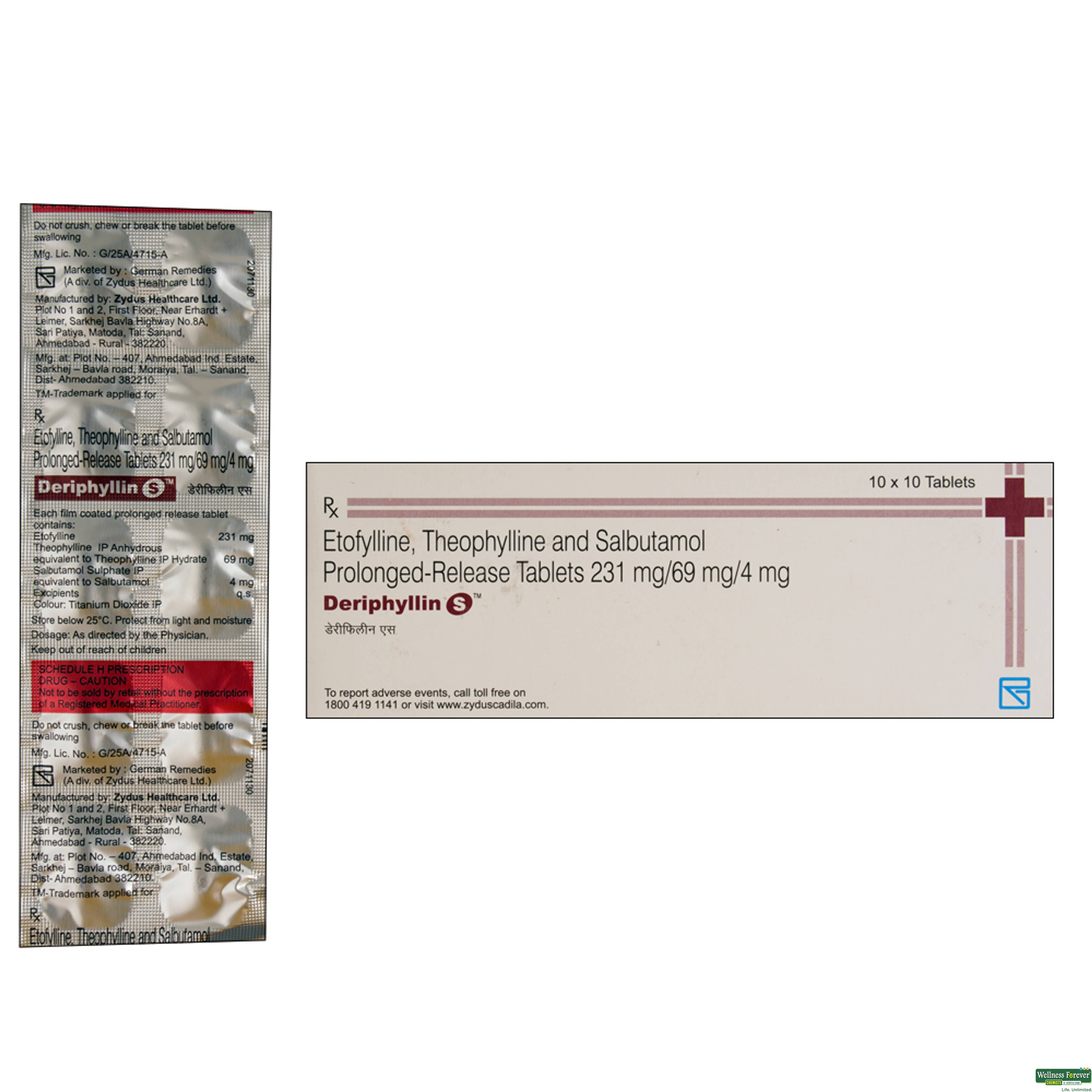 DERIPHYLLIN-S 10TAB-image