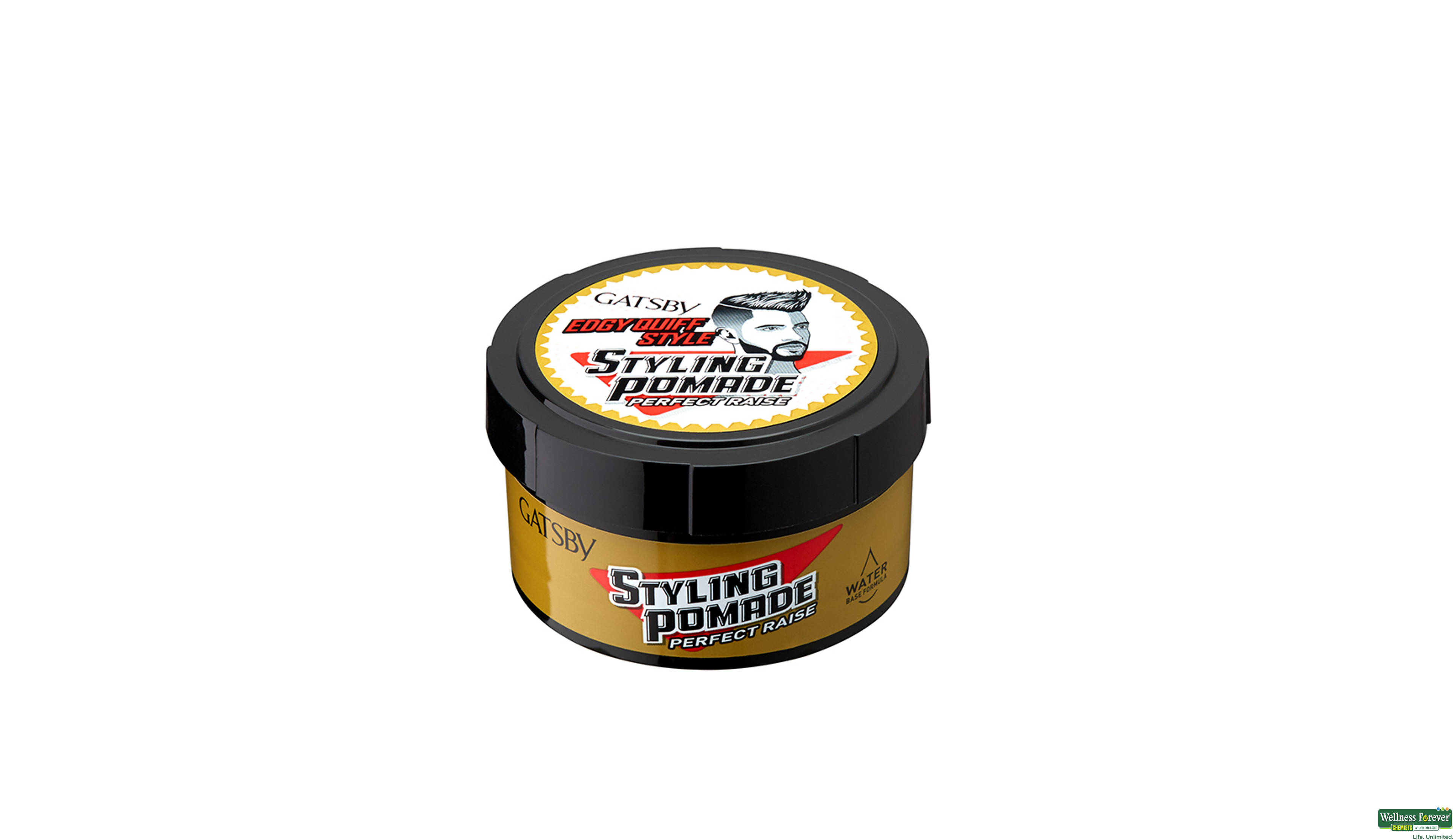 GATSBY HR/CRM STYL POMADE PERFECT RISE 75GM- 2, 75GM, 