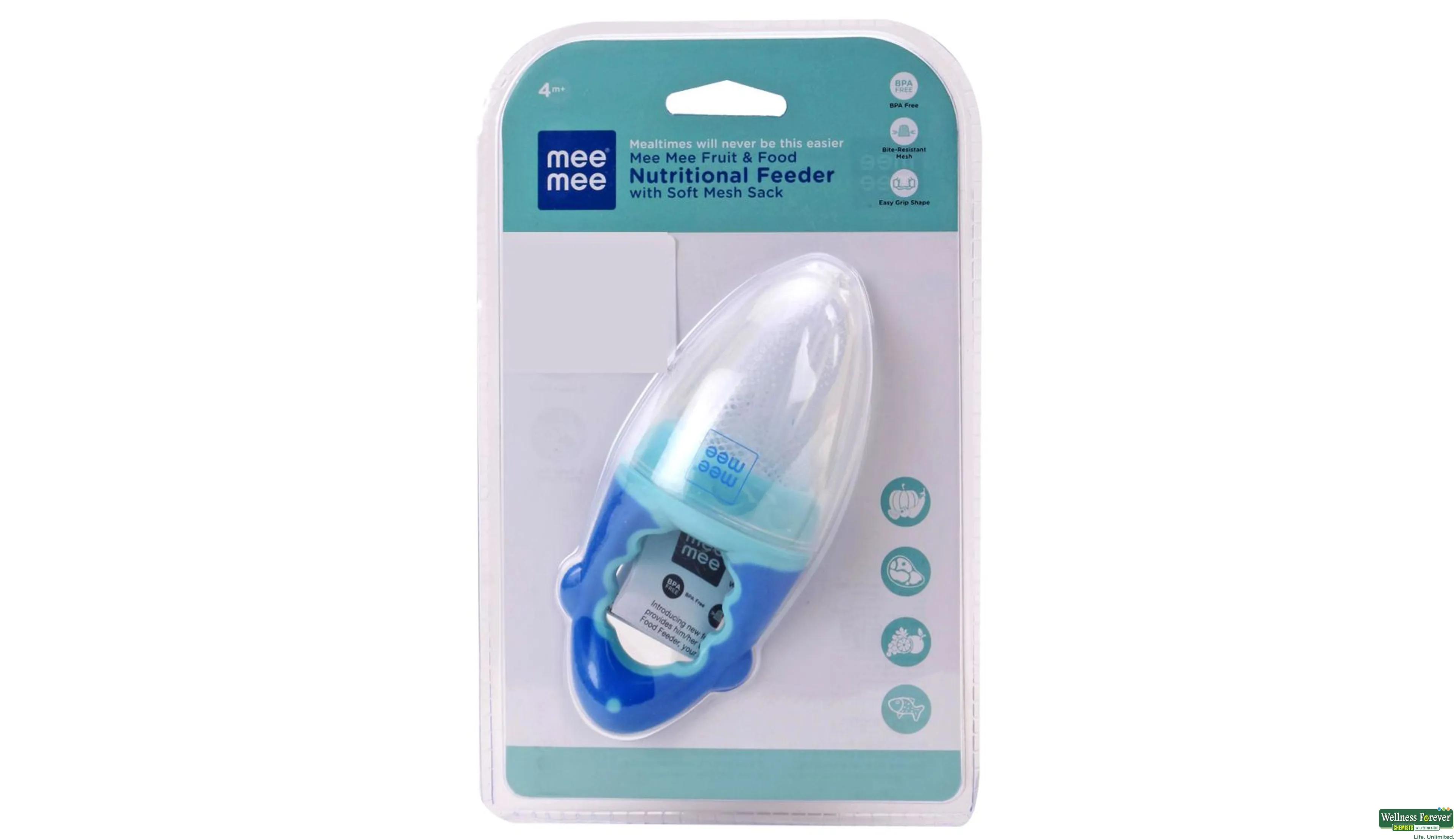 MEE MEE FOOD FEEDER 4M 90ML- 1, 90ML, 