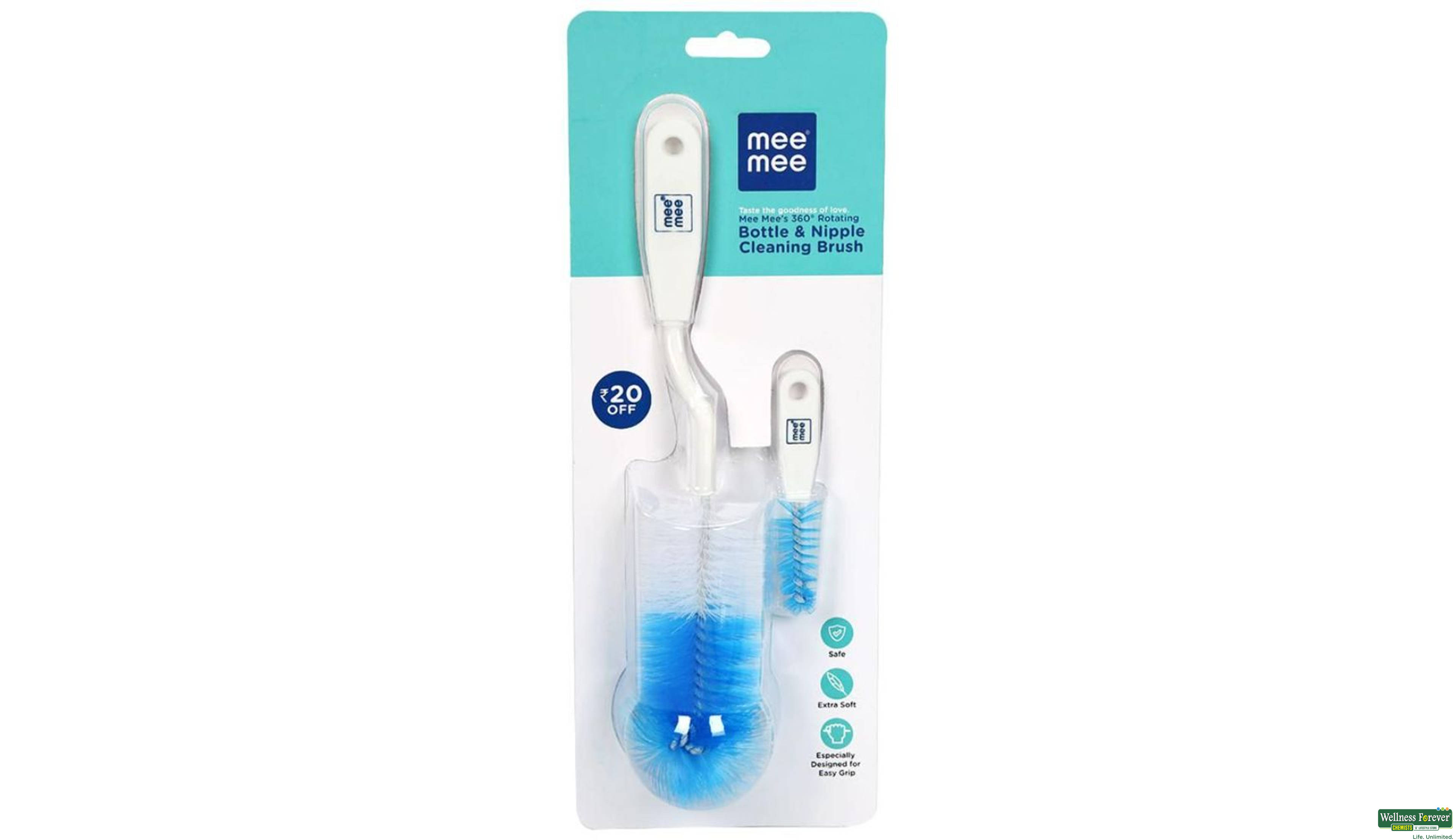 MEE MEE BOTTLE BRUSH 1PC- 1, 1PC, 