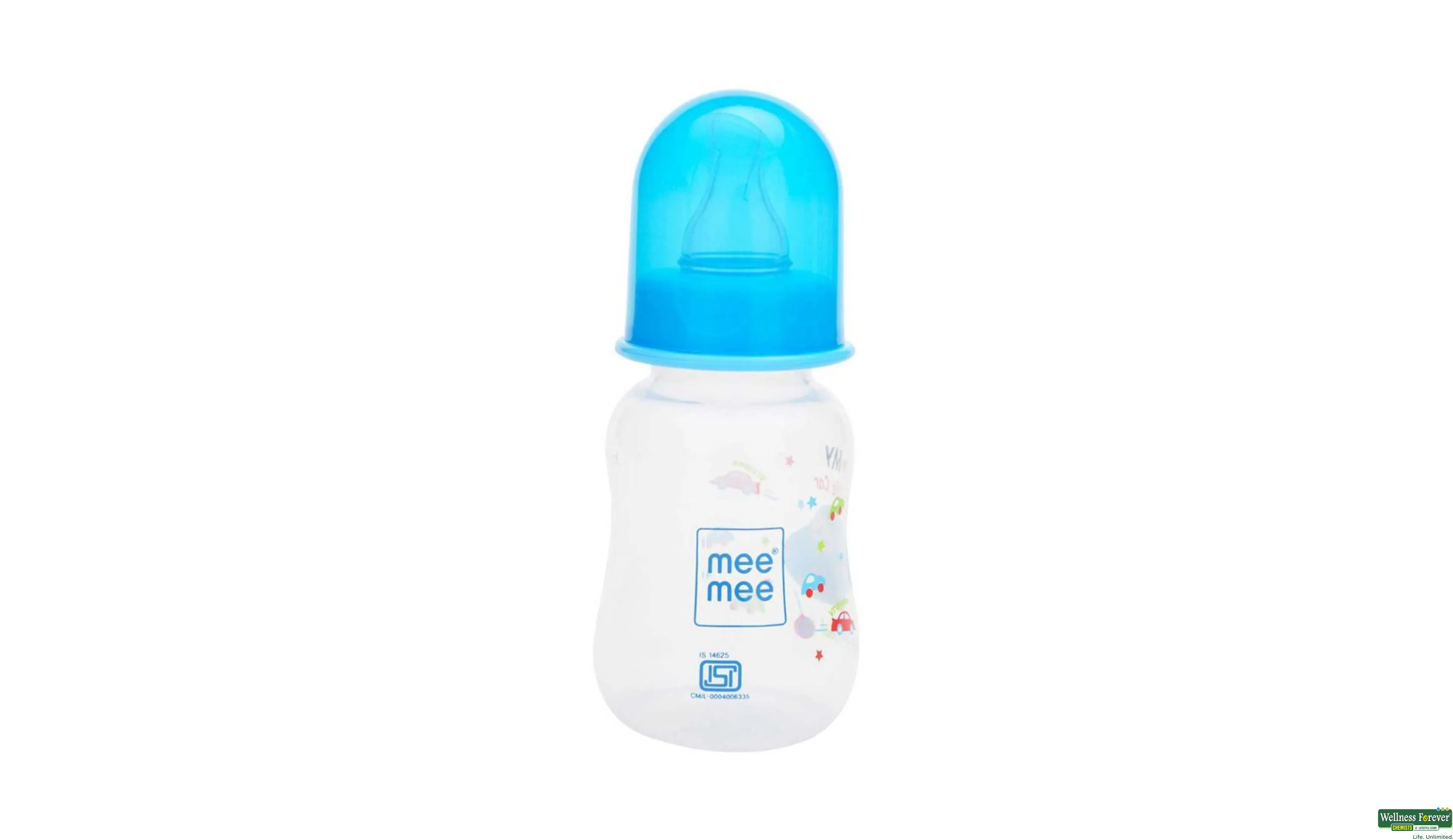 Mee Mee Baby Feeding Bottle with Spoon|BPA Free|Easy to Squeeze  Bottle|Storage Friendly|Multifunctional Anti-Colic Feeding Bottle with  Spoon|0 Months