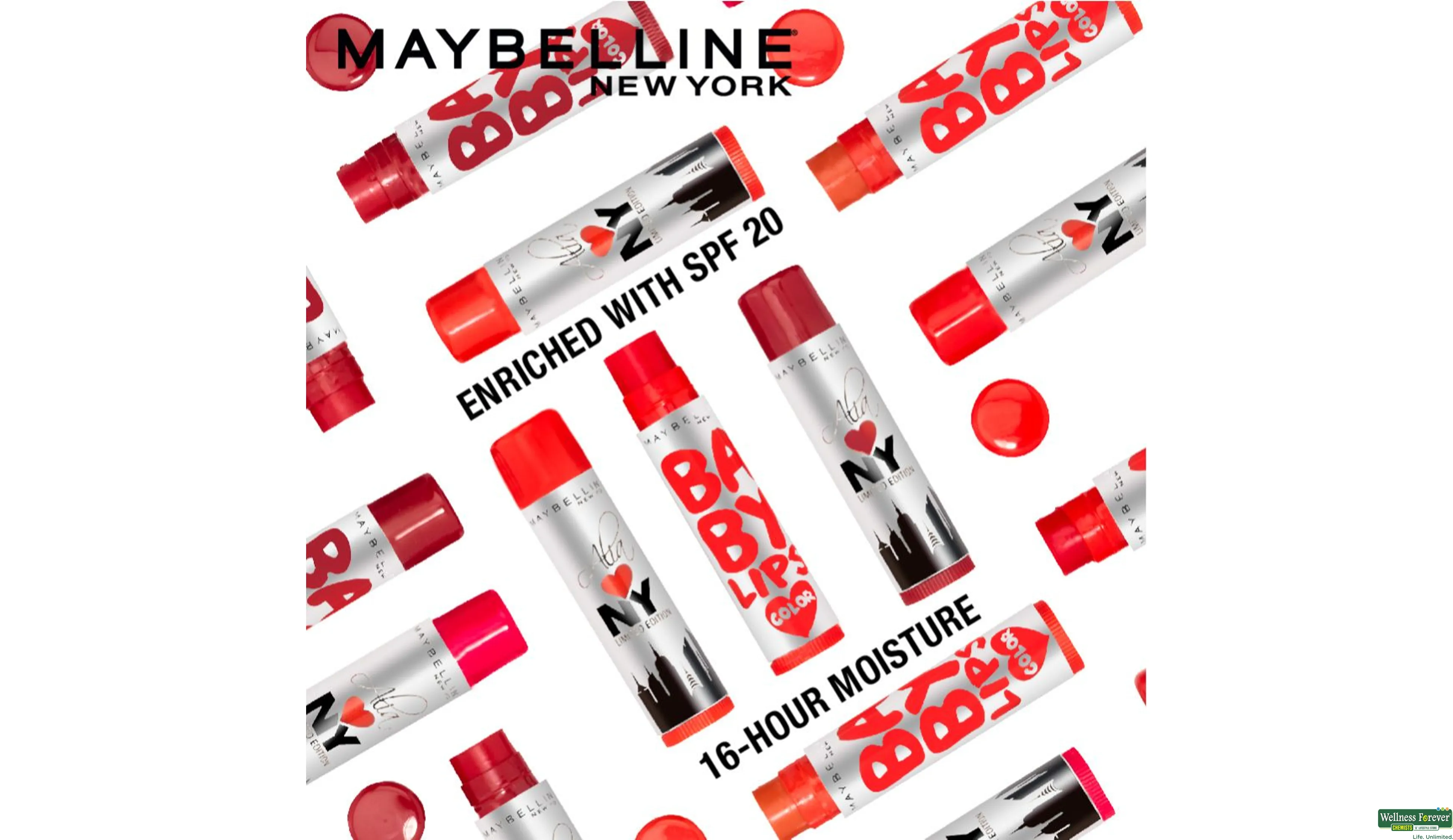 MAYBELLINE LIP BALM NY HIGHLINE WINE 4GM- 4, 4GM, 