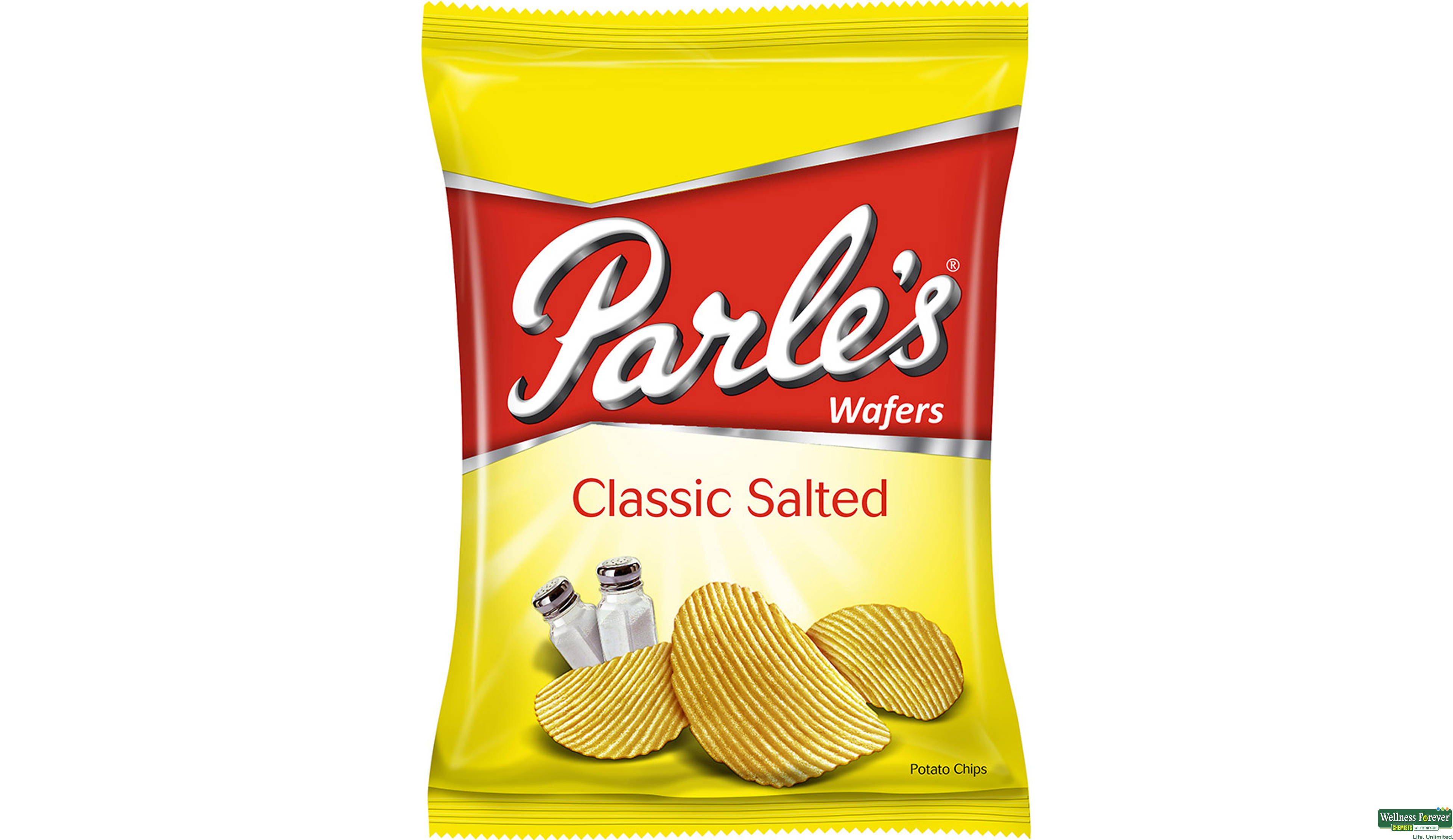 PARLE CHIPS CLASSIC SALTED 75GM- 1, 75GM, 