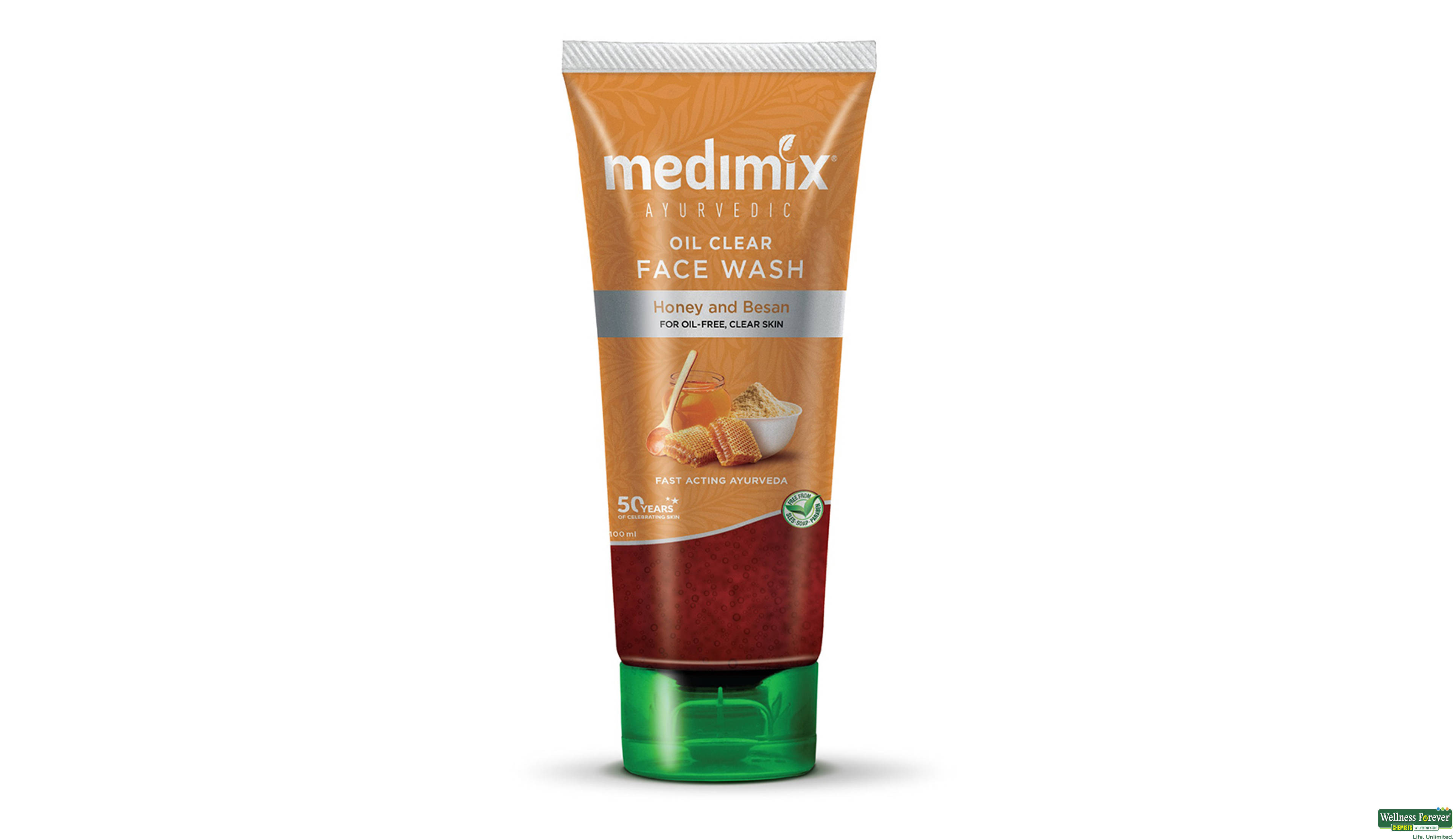 MEDIMIX AYURVEDIC F/WASH OIL CLEAR 100ML- 1, 100ML, 