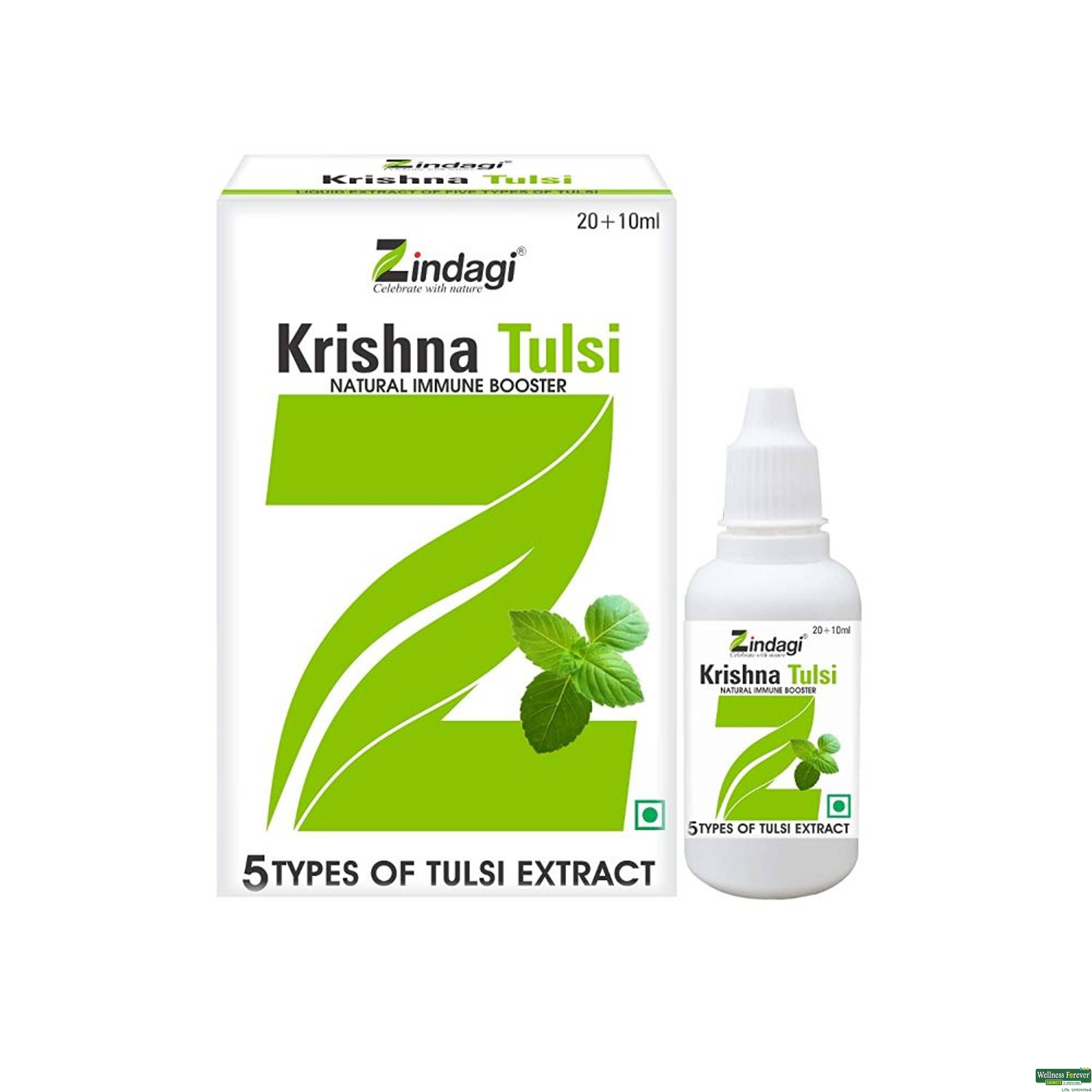 ZINDAGI KRISHNA TULSI LIQ 30ML-image