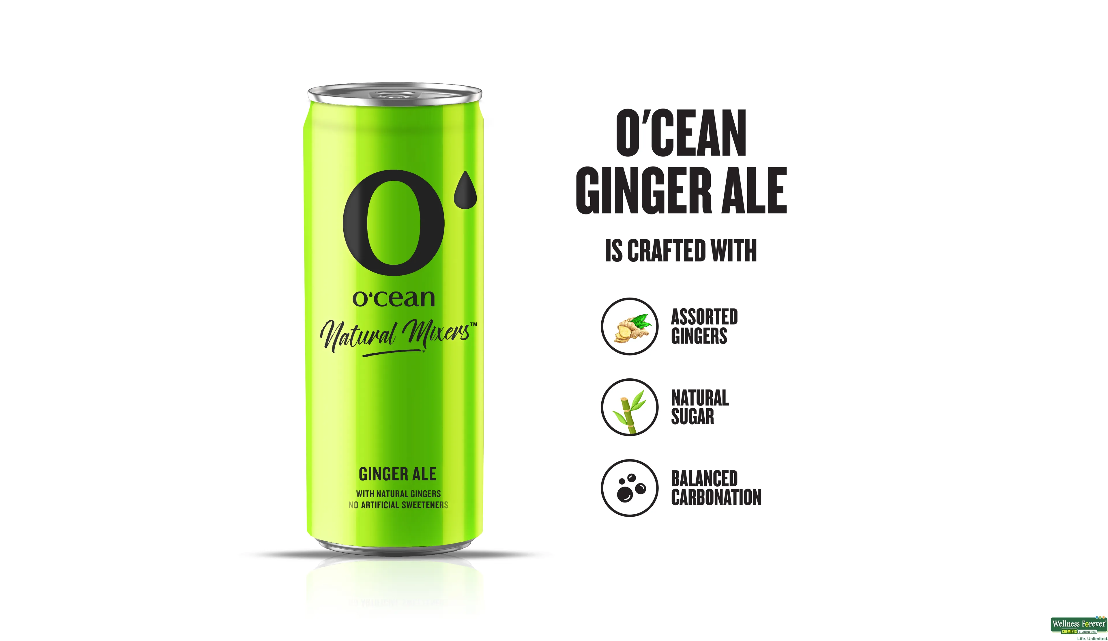 O SMART MIXER GINGER ALE 250ML- 1, 250ML, null