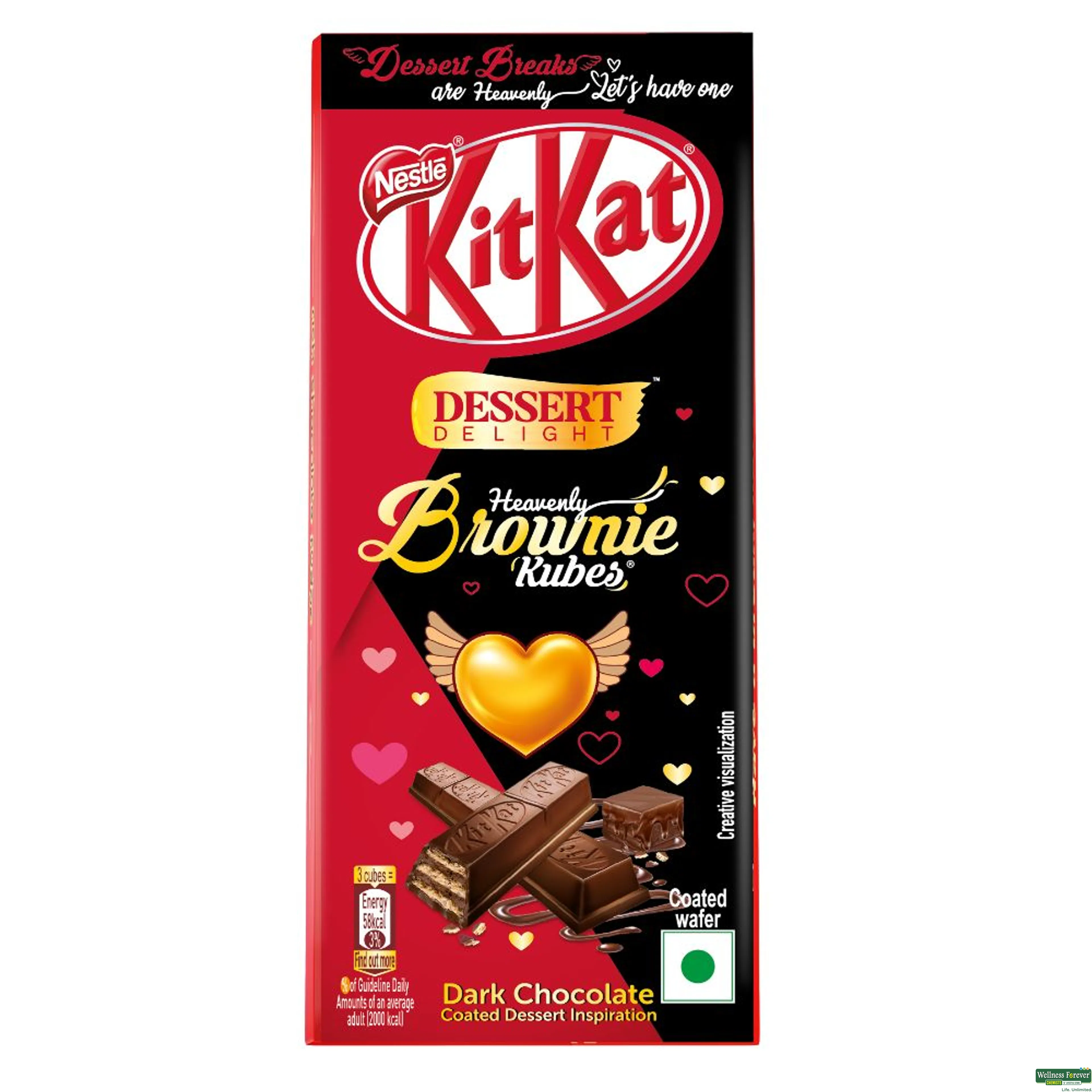 NEST CHOC KITKAT DSRT DLGT DARK 50GM-image