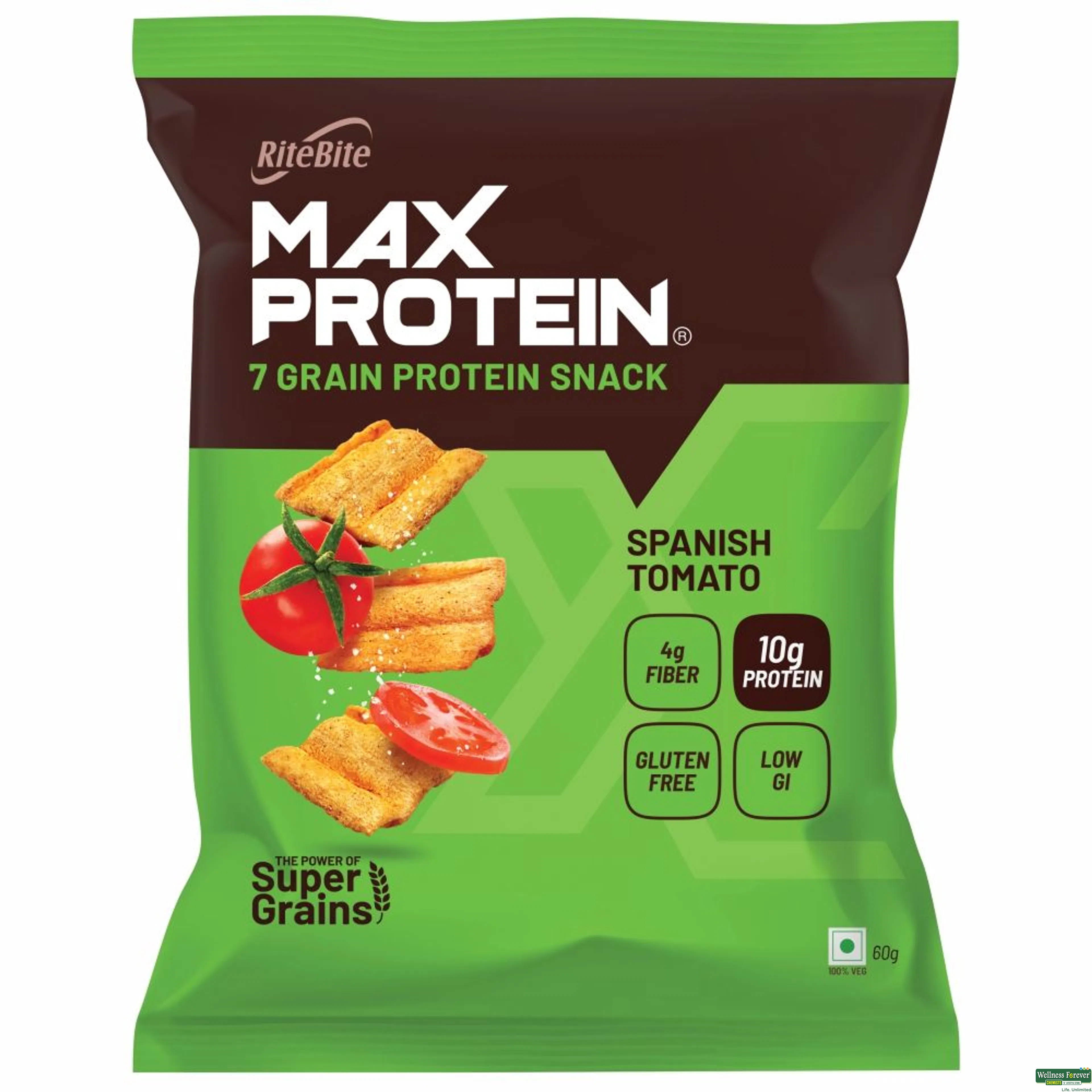 RITE B CHIPS MAX PRO TOMATO 60GM-image