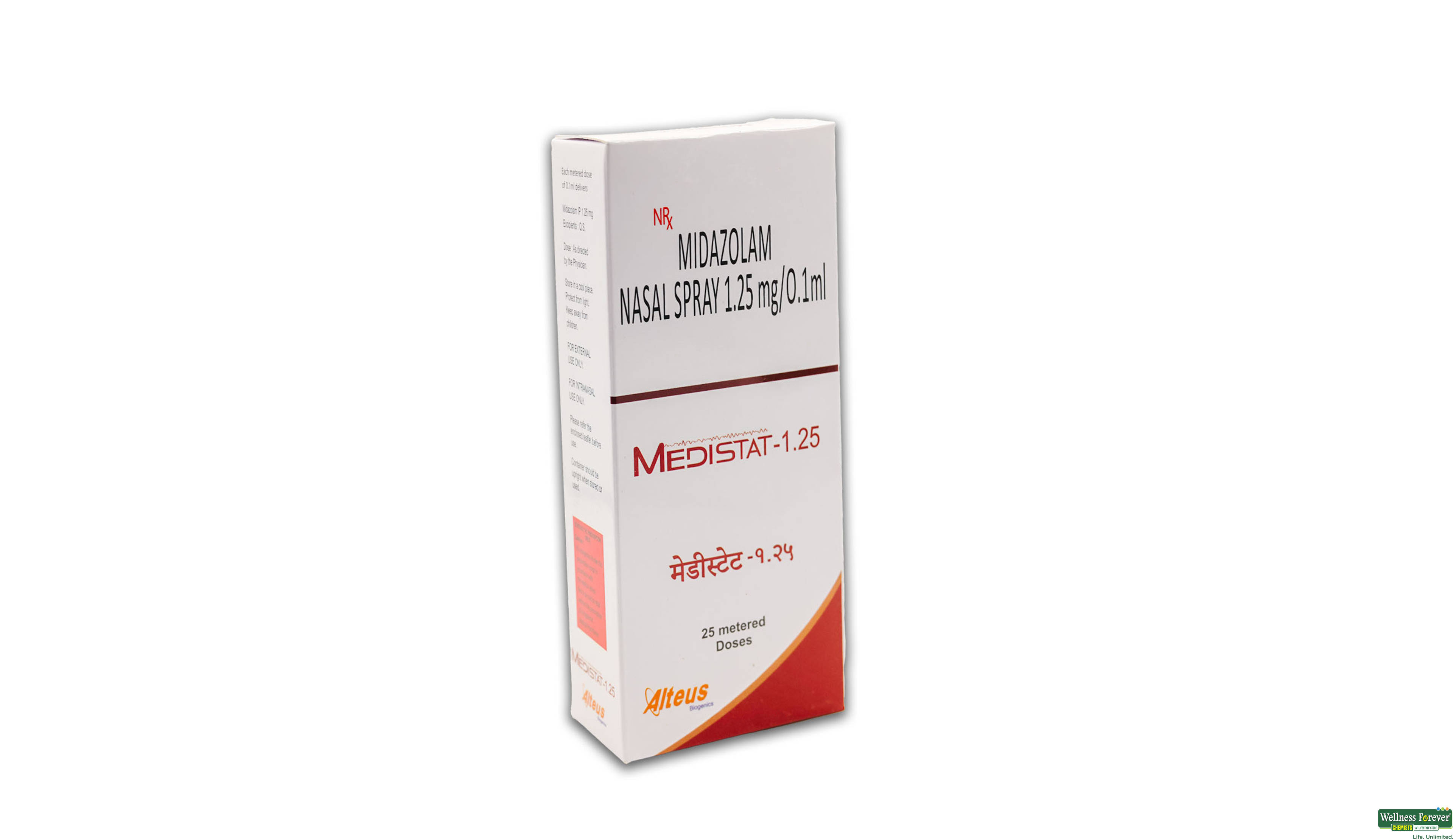 MEDISTAT 1.25MG N/SPARY 1PC 0.1ML- 1, 0.1ML, 