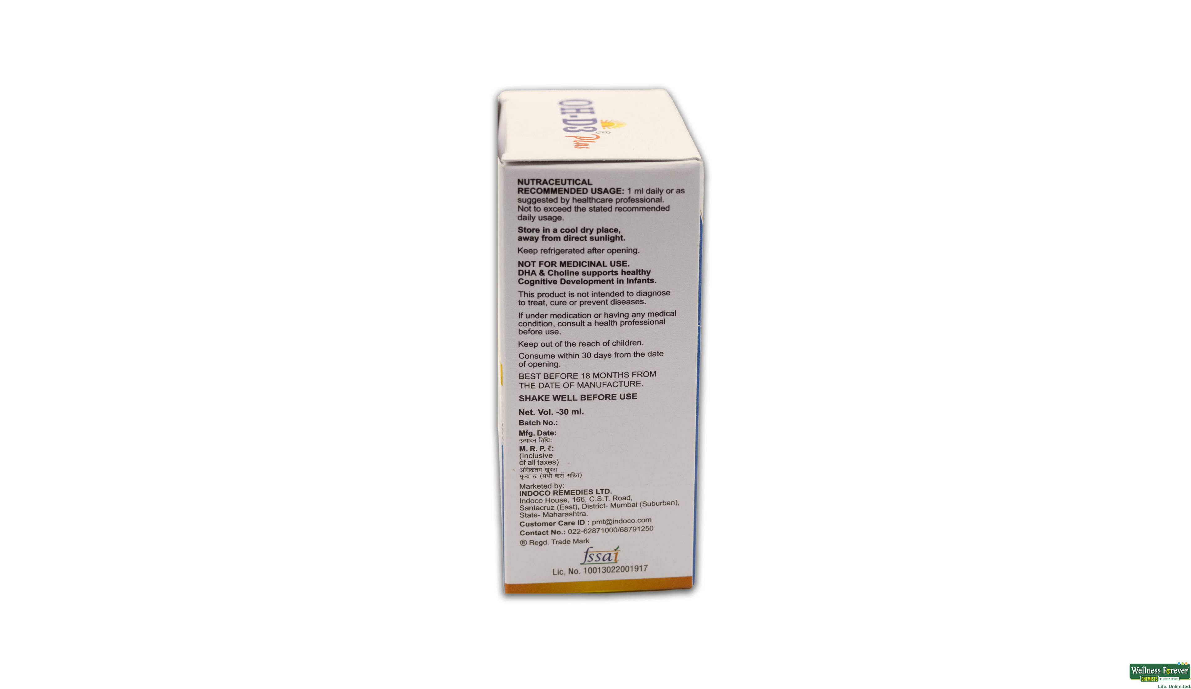 OH-D3 PLUS DROP 30ML- 4, 30ML, 