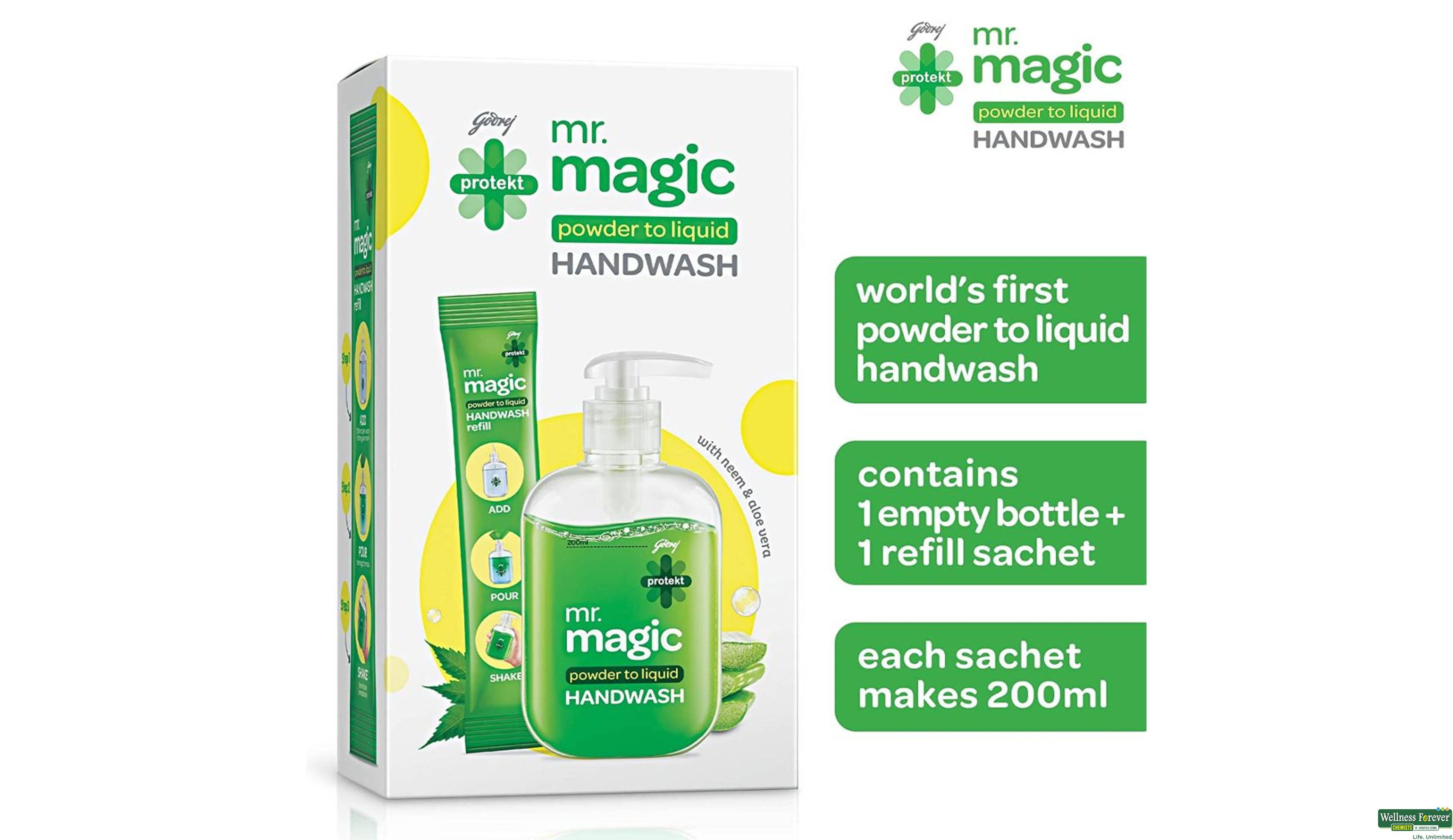 GOD H/WPROTEKT MR/MAGIC 9GM COMBI 200ML- 2, 200ML, 