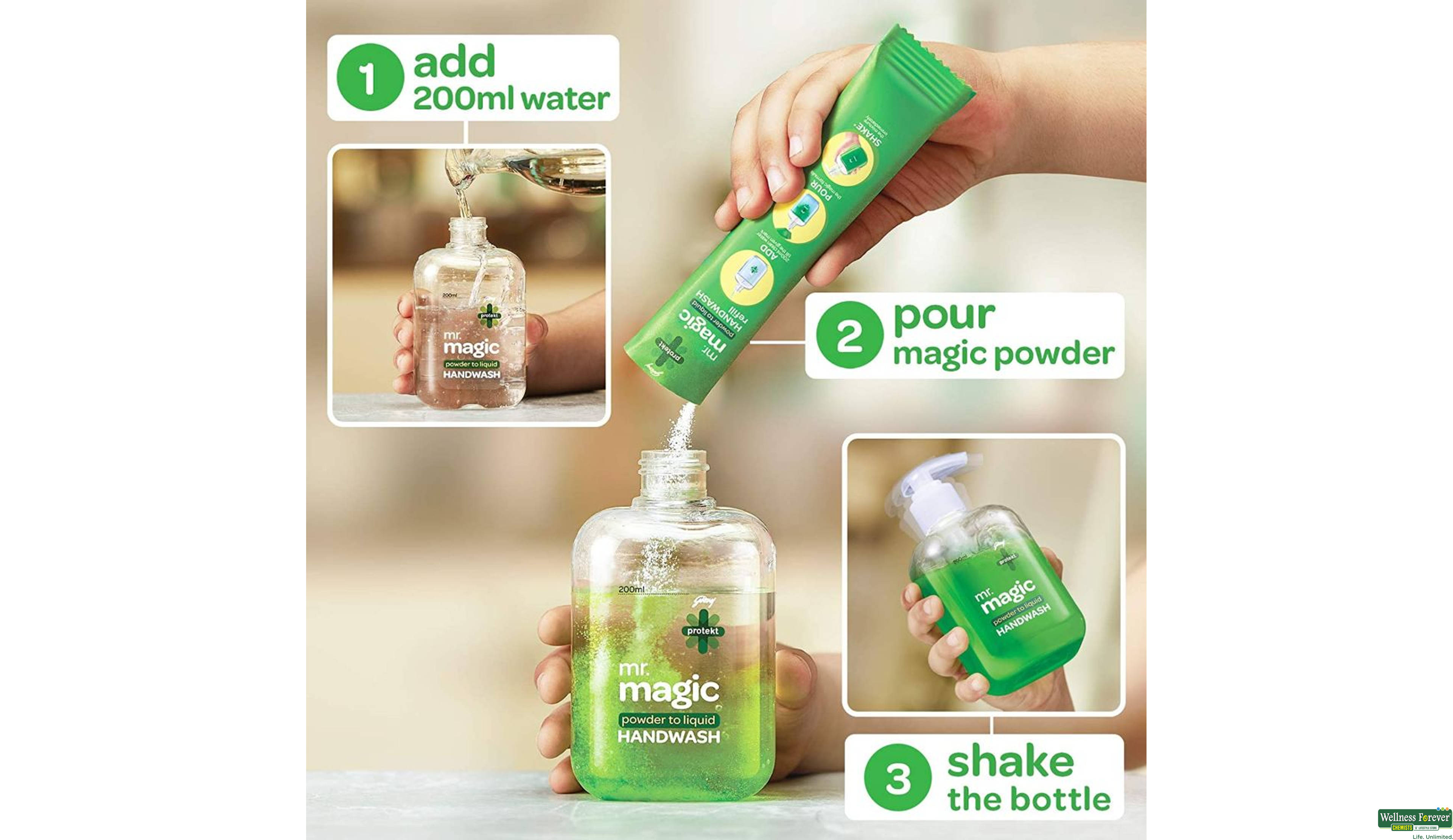 GOD H/WPROTEKT MR/MAGIC 9GM COMBI 200ML- 3, 200ML, 