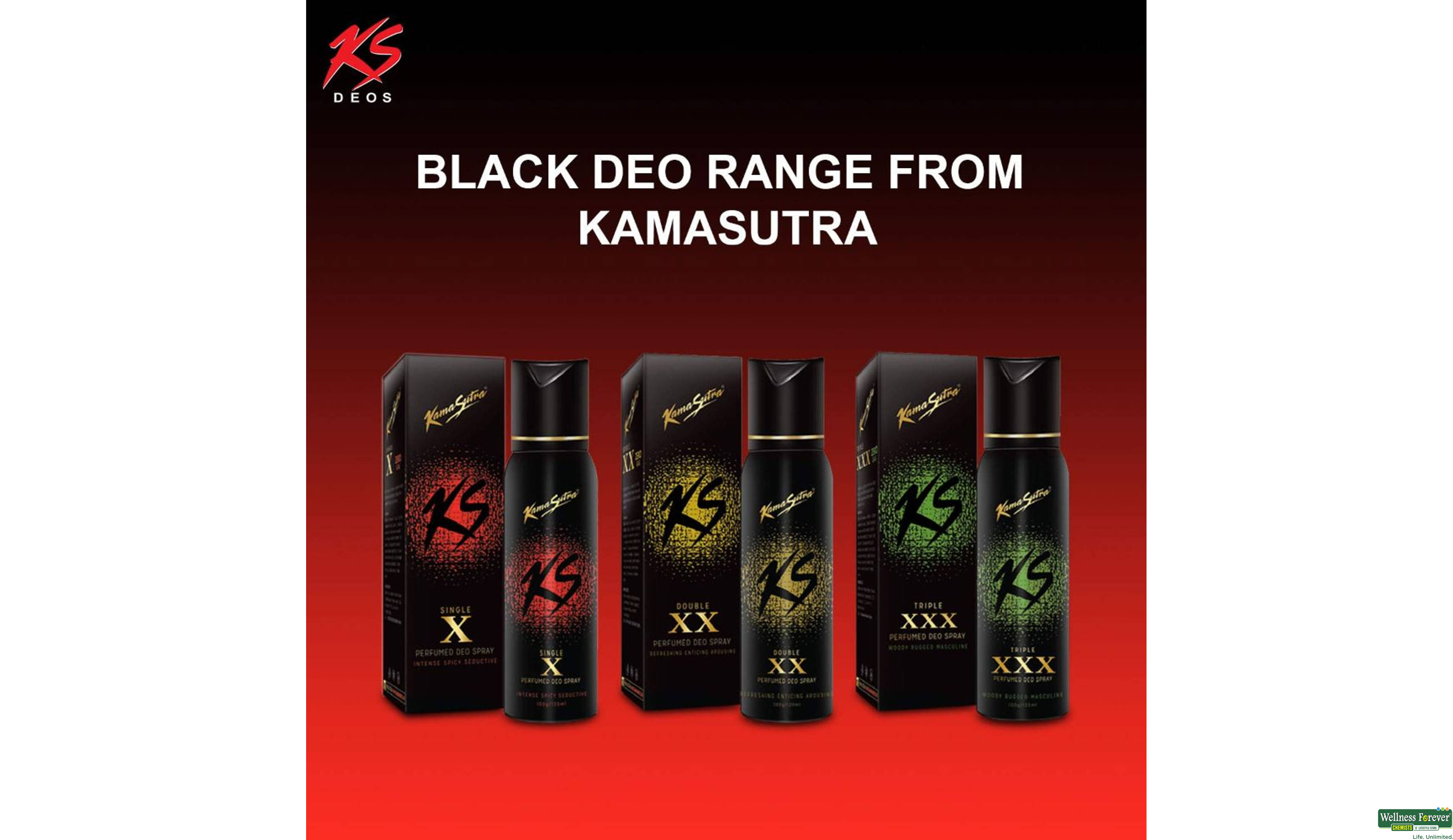 KS PERFUMED DEO SINGLE-X 120ML- 7, 120ML, 